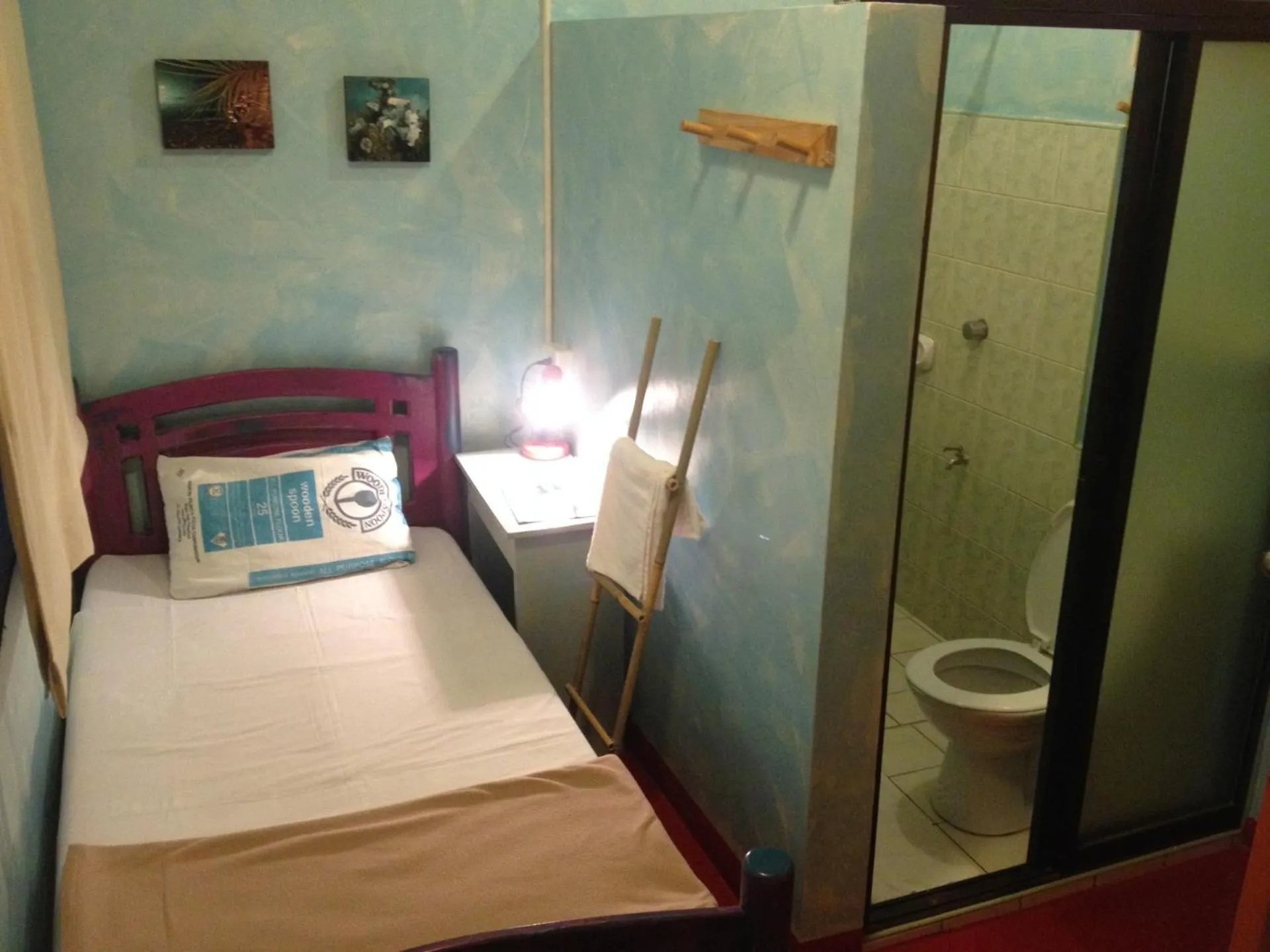 Bed in Gabby's Bed & Breakfast