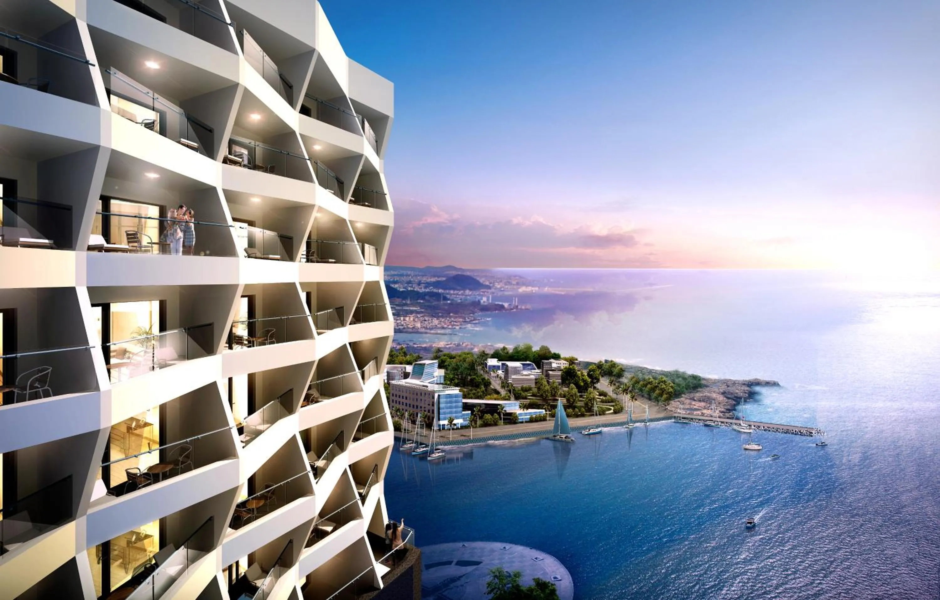 Property building in Co-op City Hotel Harborview