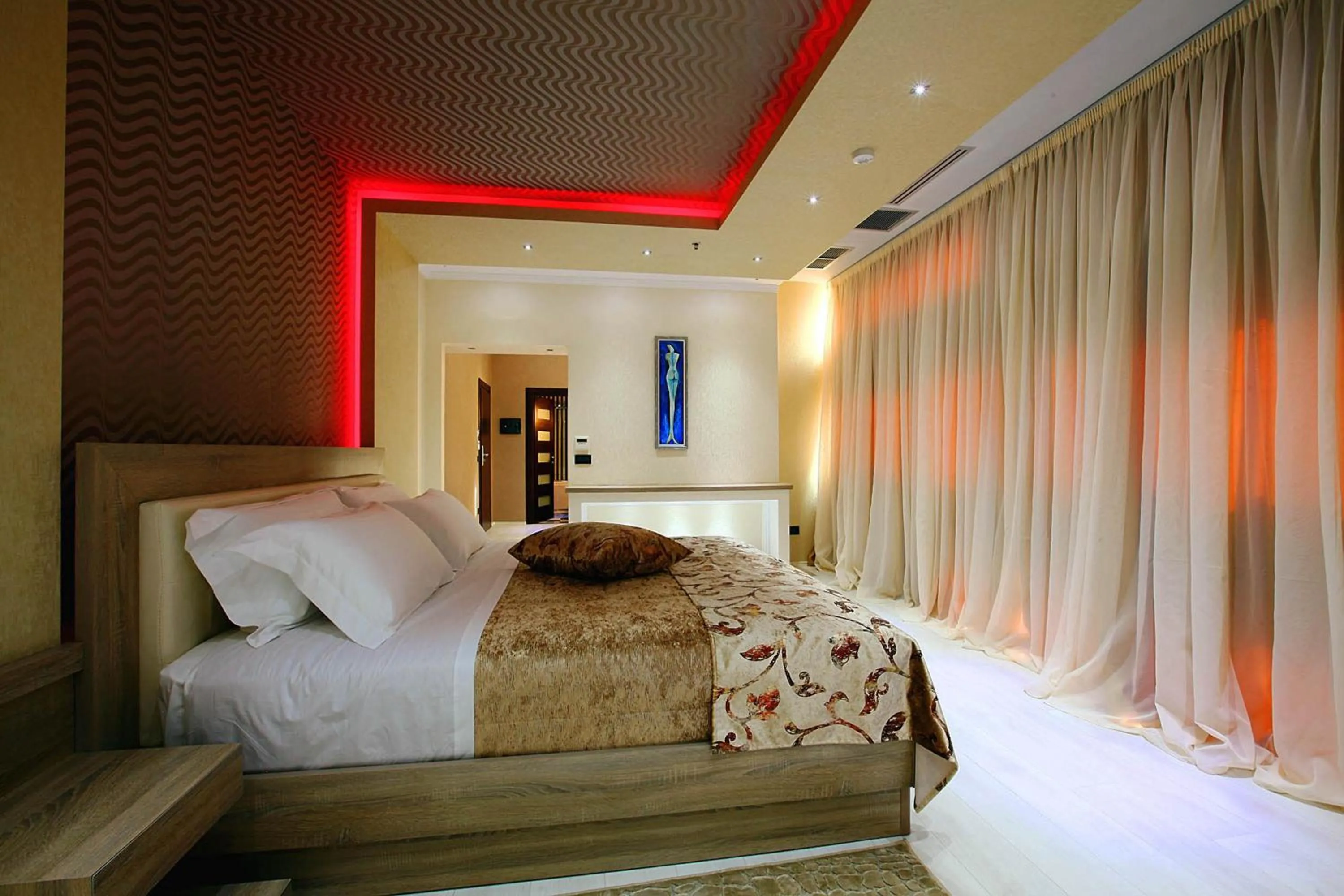Bedroom, Bed in Hotel Partner & SPA