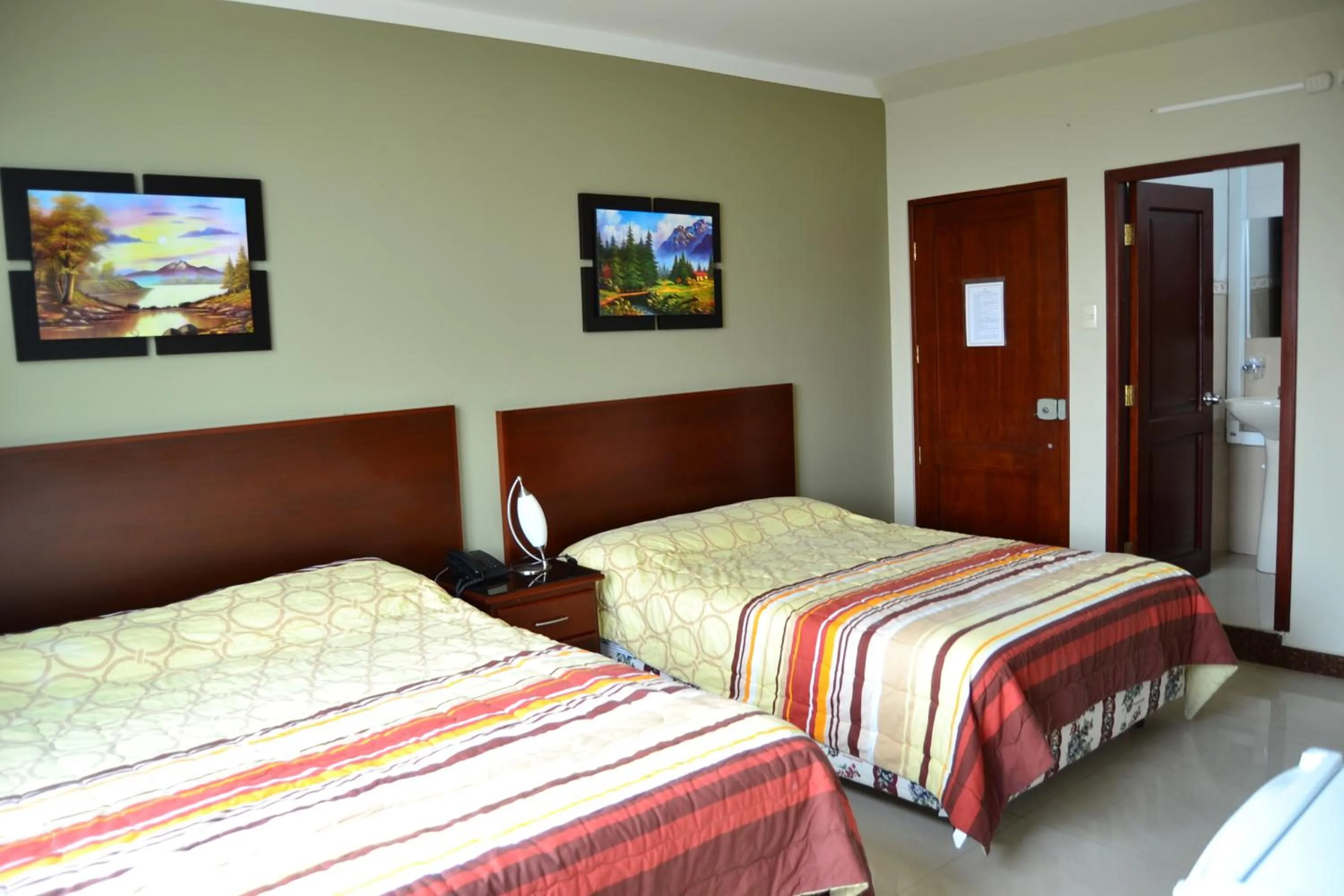 Bed in Sol Del Sur Hotel