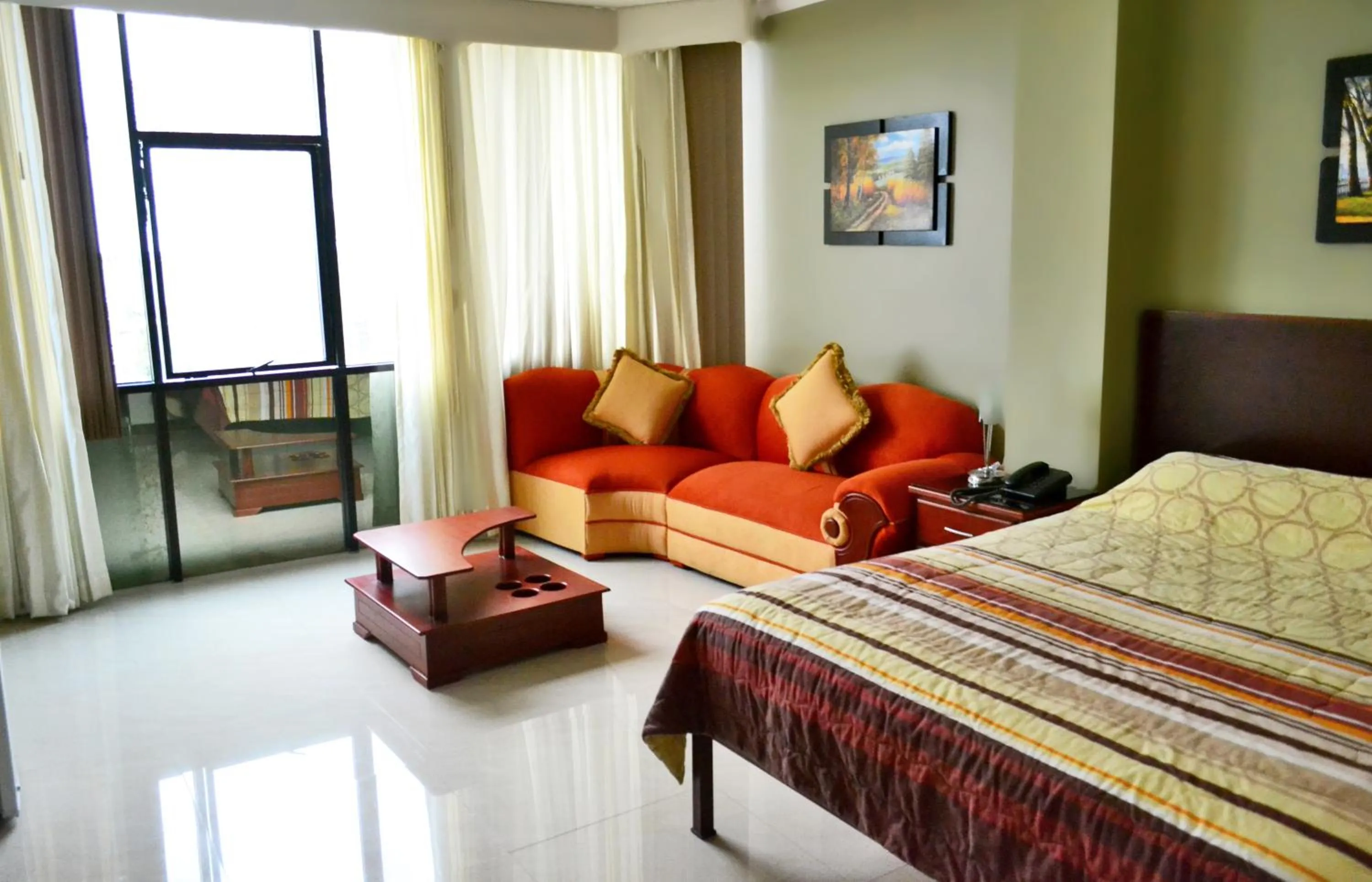 Bed in Sol Del Sur Hotel