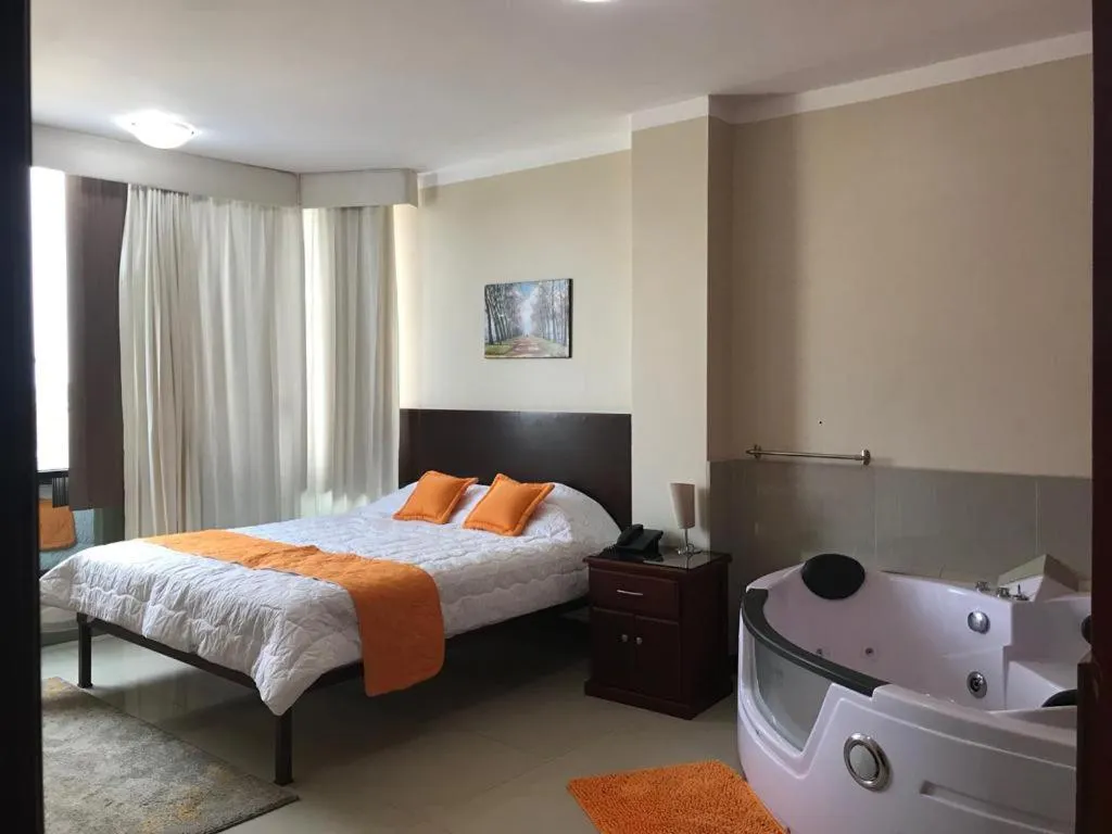 Bed in Sol Del Sur Hotel