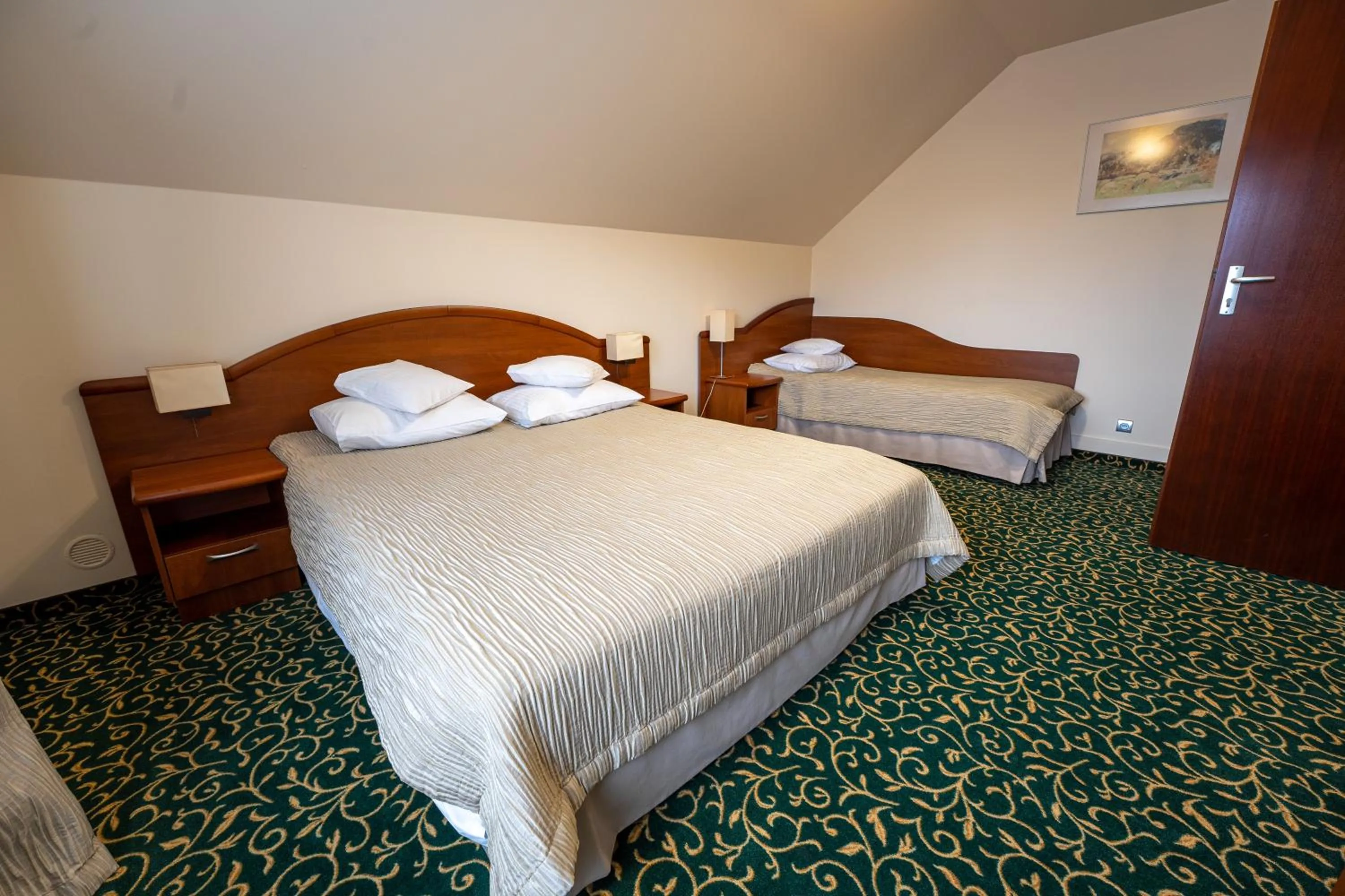 Bed in Hotel Szelców