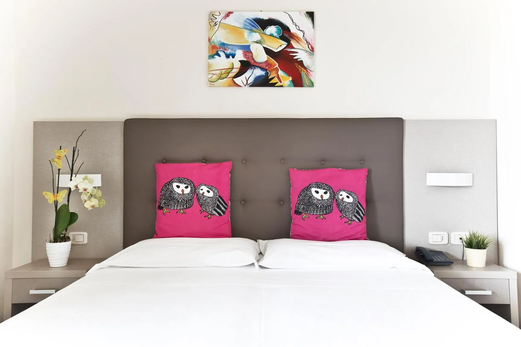 Bed in Hotel Belvedere