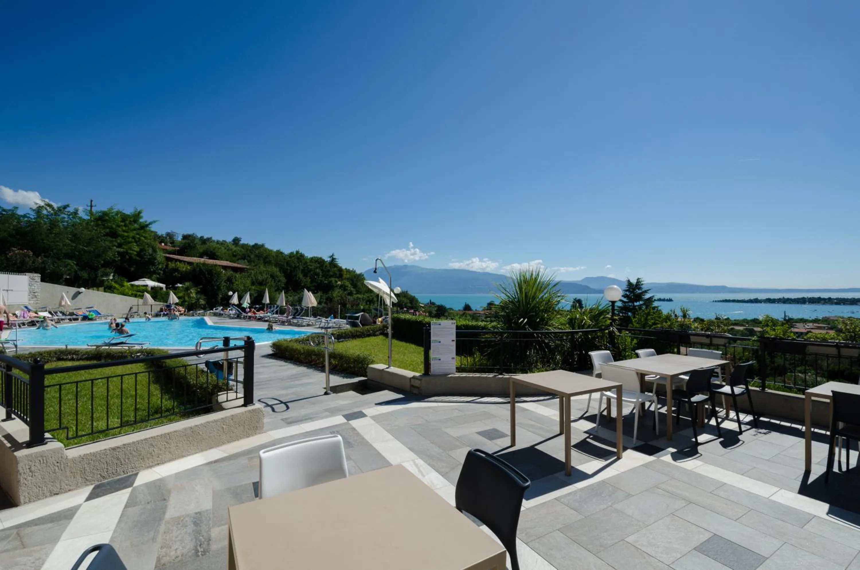 Pool view in Hotel Belvedere