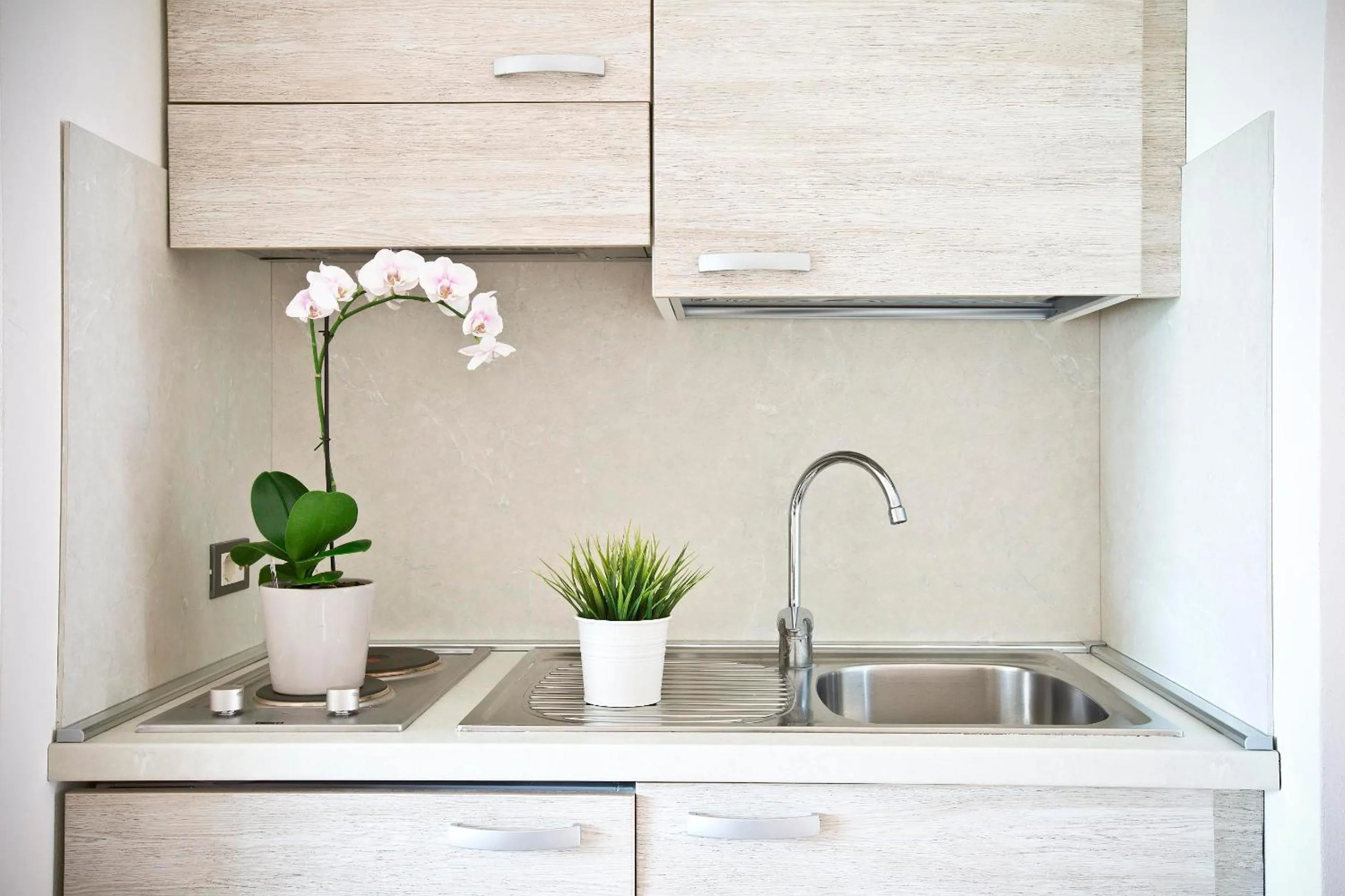 Kitchen or kitchenette in Hotel Belvedere