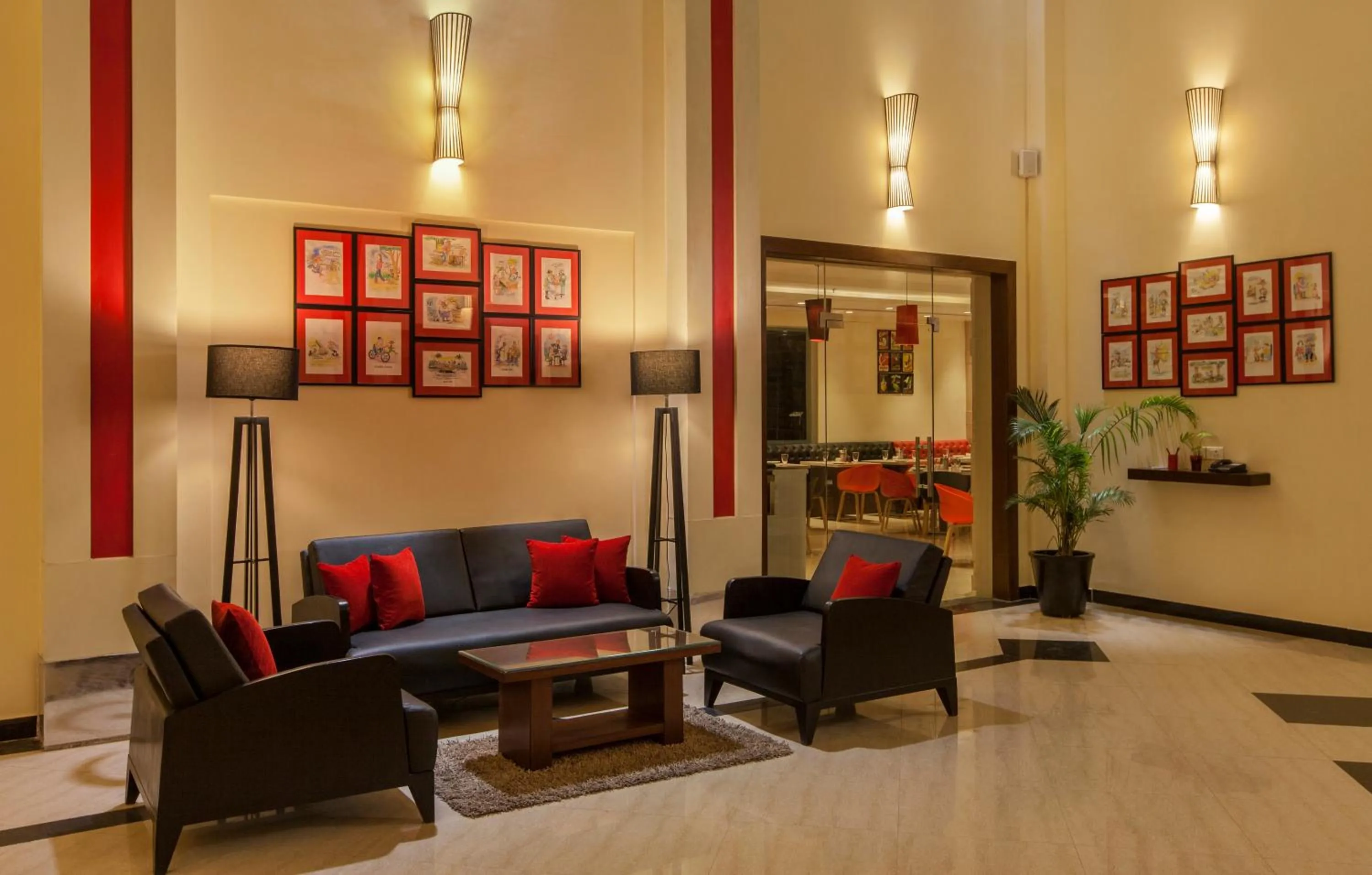 Lobby or reception in Red Fox by Lemon Tree Hotels, Alwar