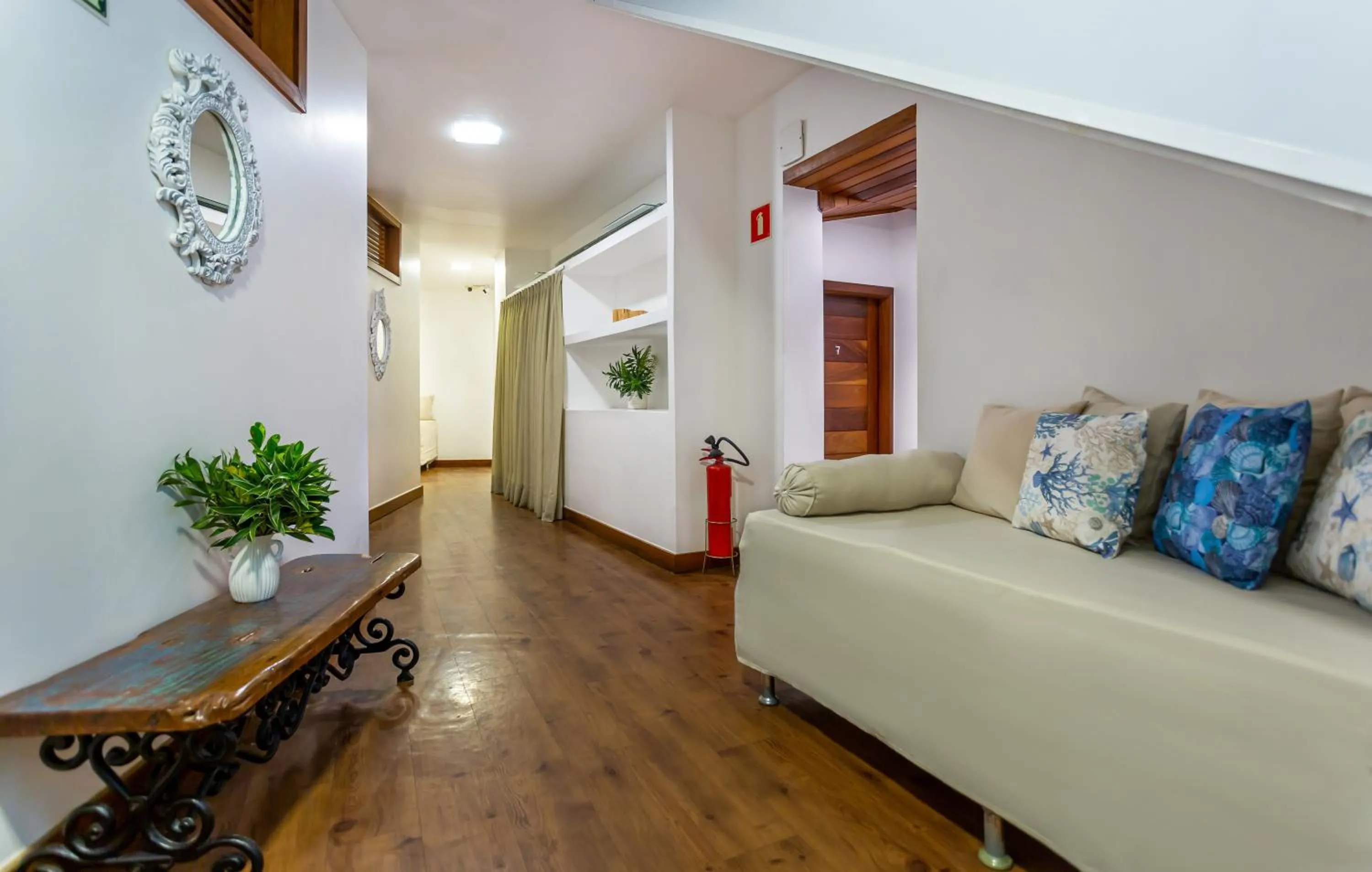 Seating area in Pousada Sambass