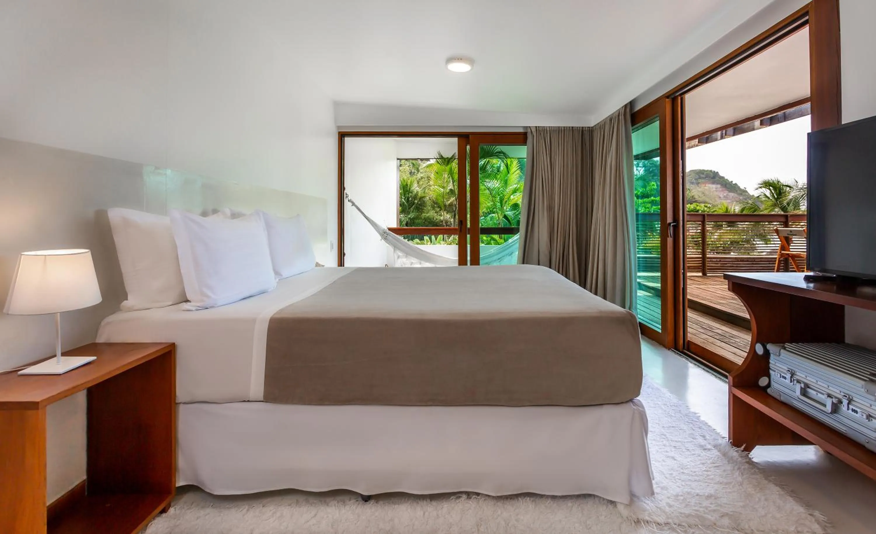 Bed in Pousada Sambass