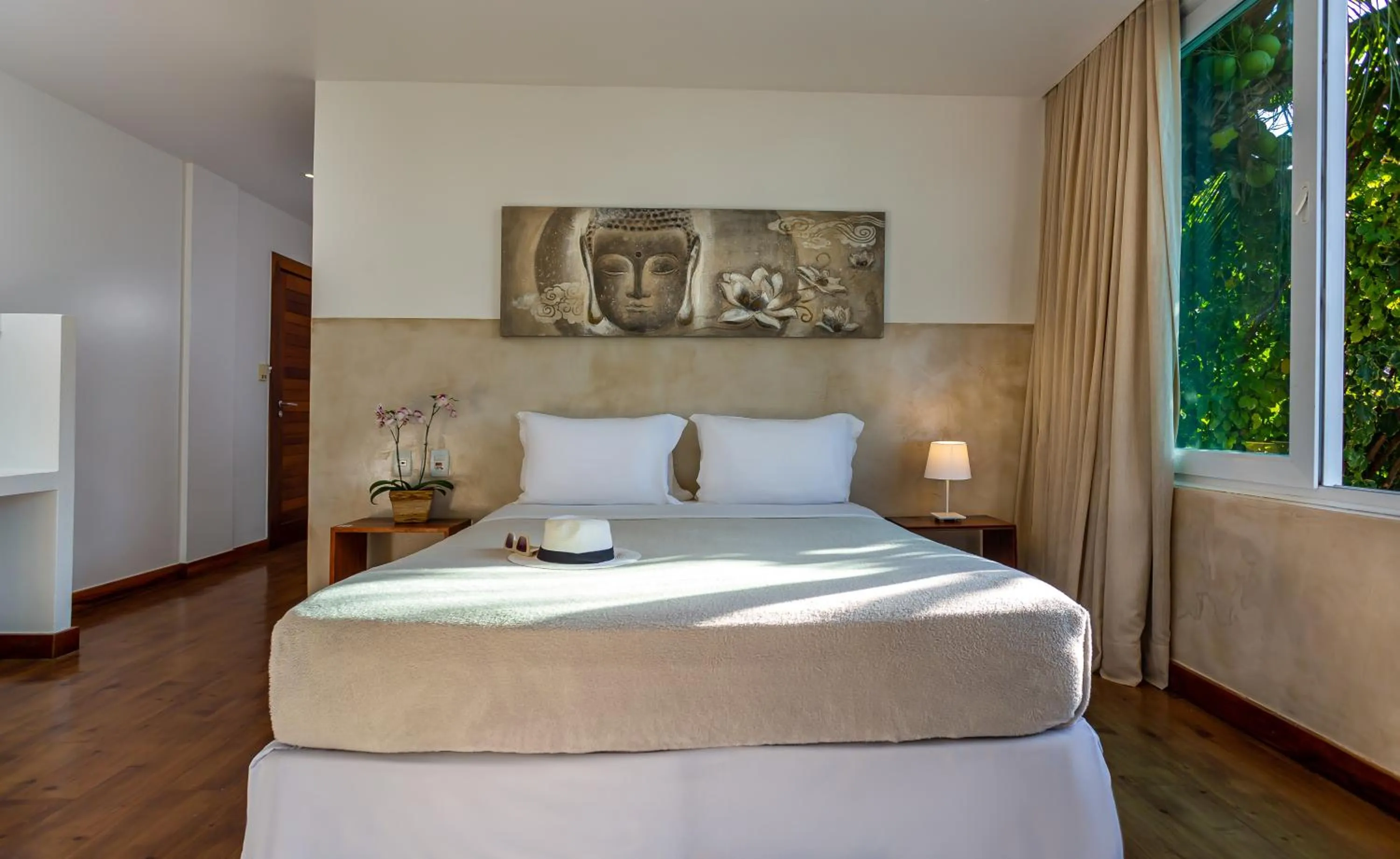 Bed in Pousada Sambass