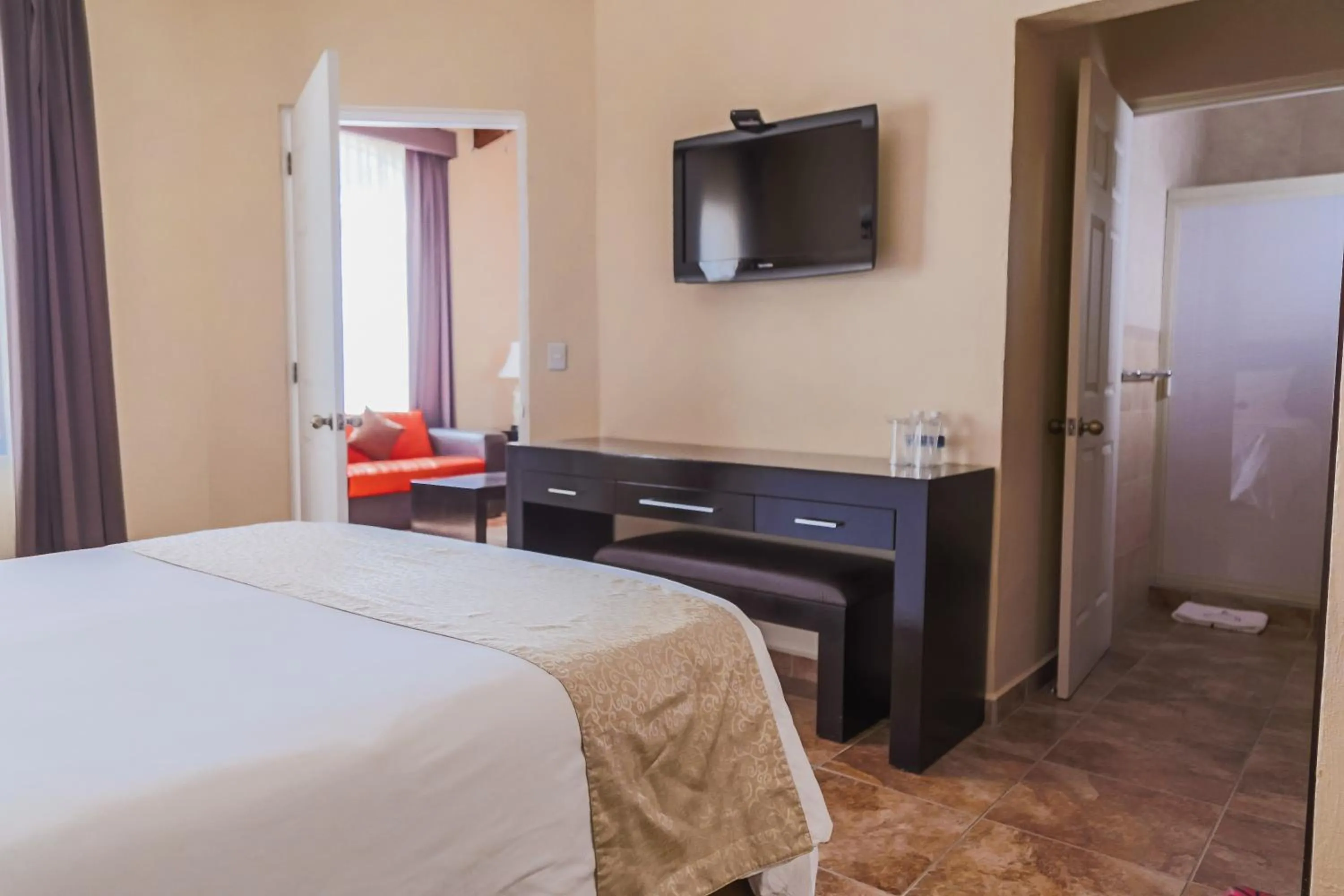 Bed in Hotel Real de San Jose