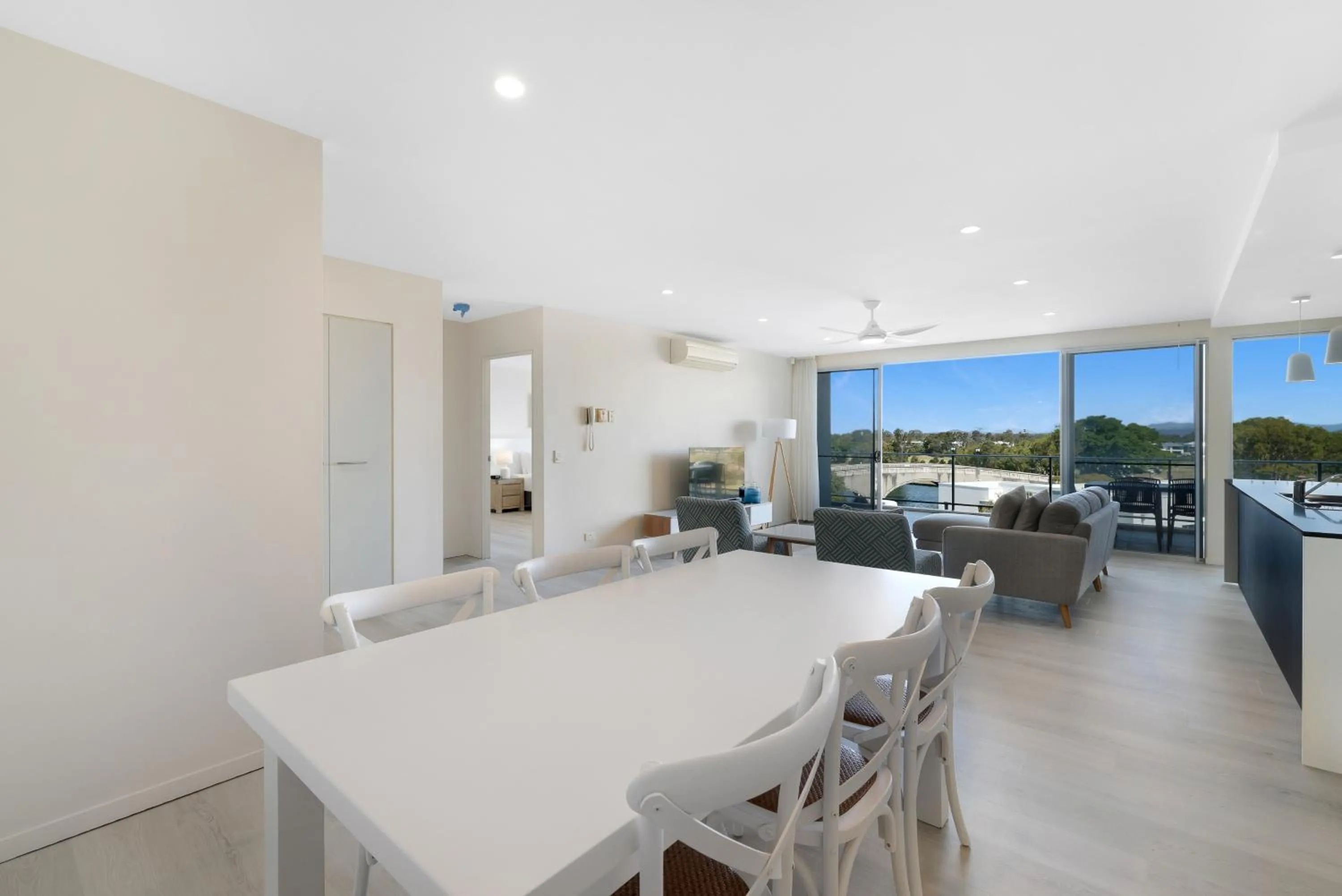 Dining area in Azzura Greens Resort