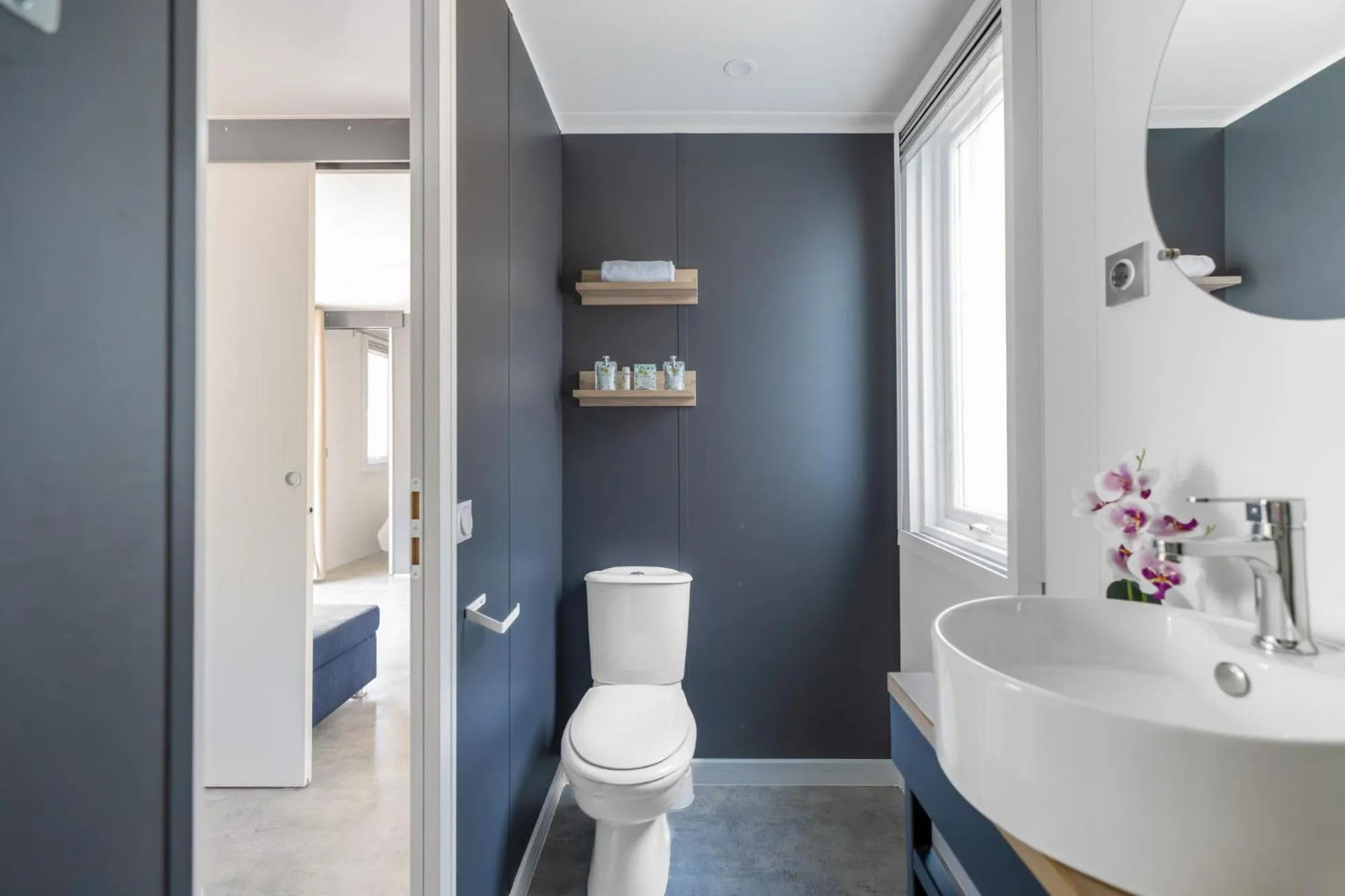 Bathroom in Club del Sole Marina Romea Easy Camping Village