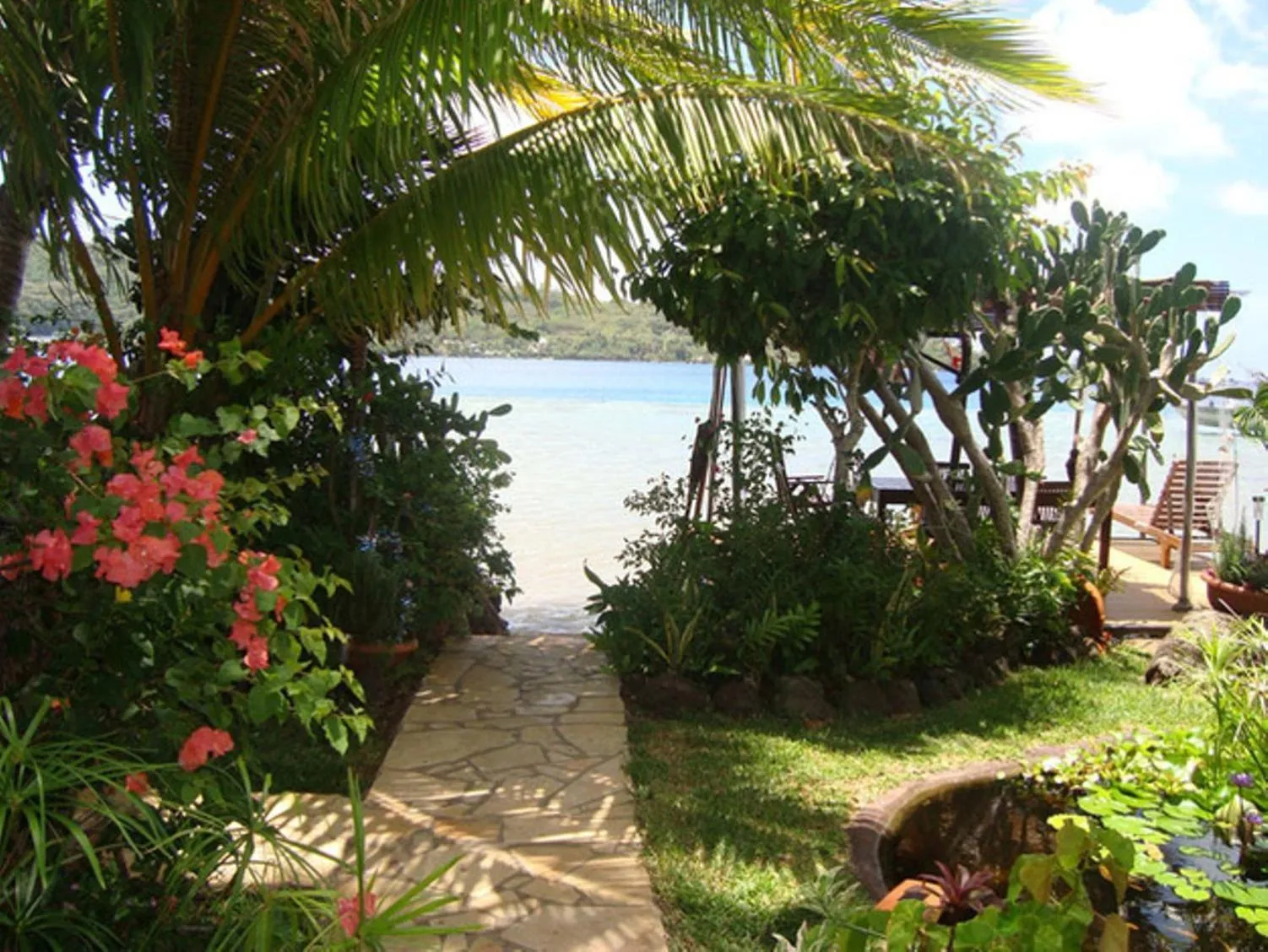 Garden in Bora Bora Bungalove