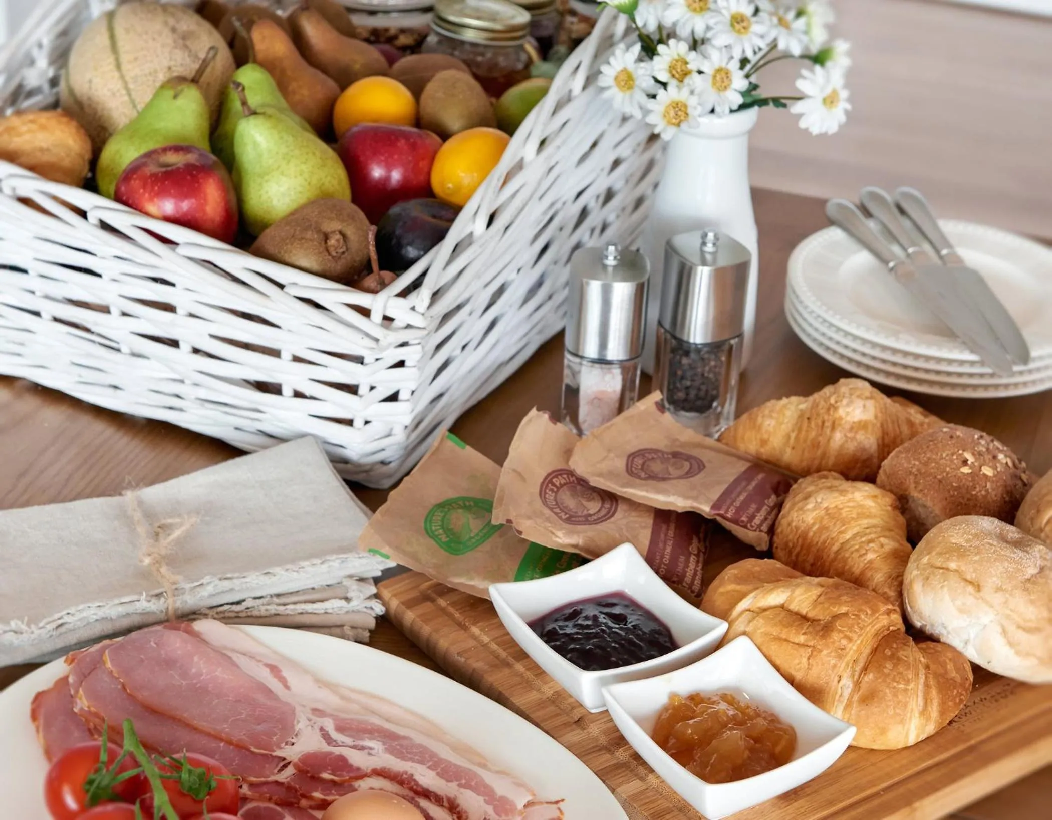 Food close-up in Treghan Luxury Lodge