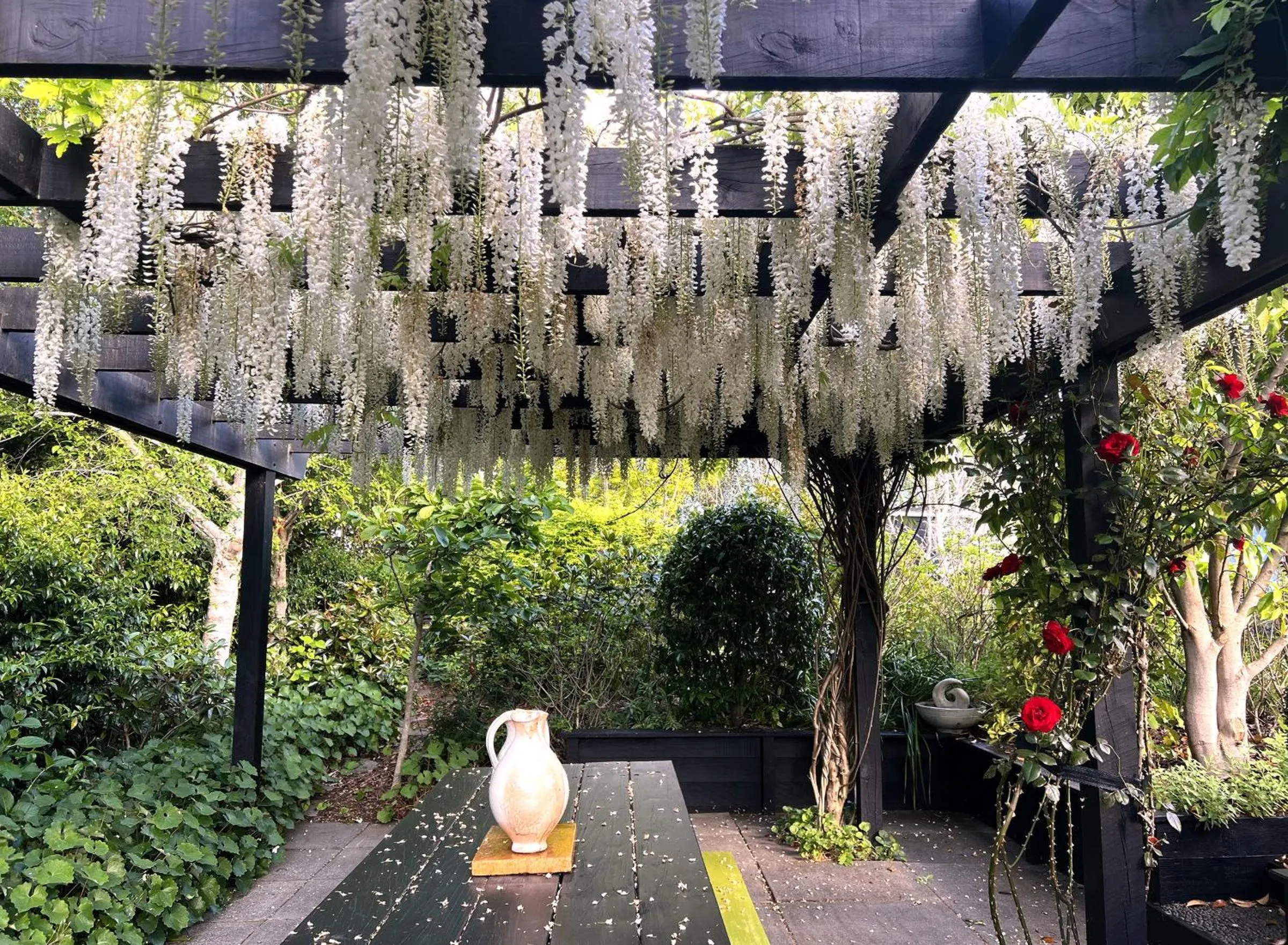 Garden in Treghan Luxury Lodge