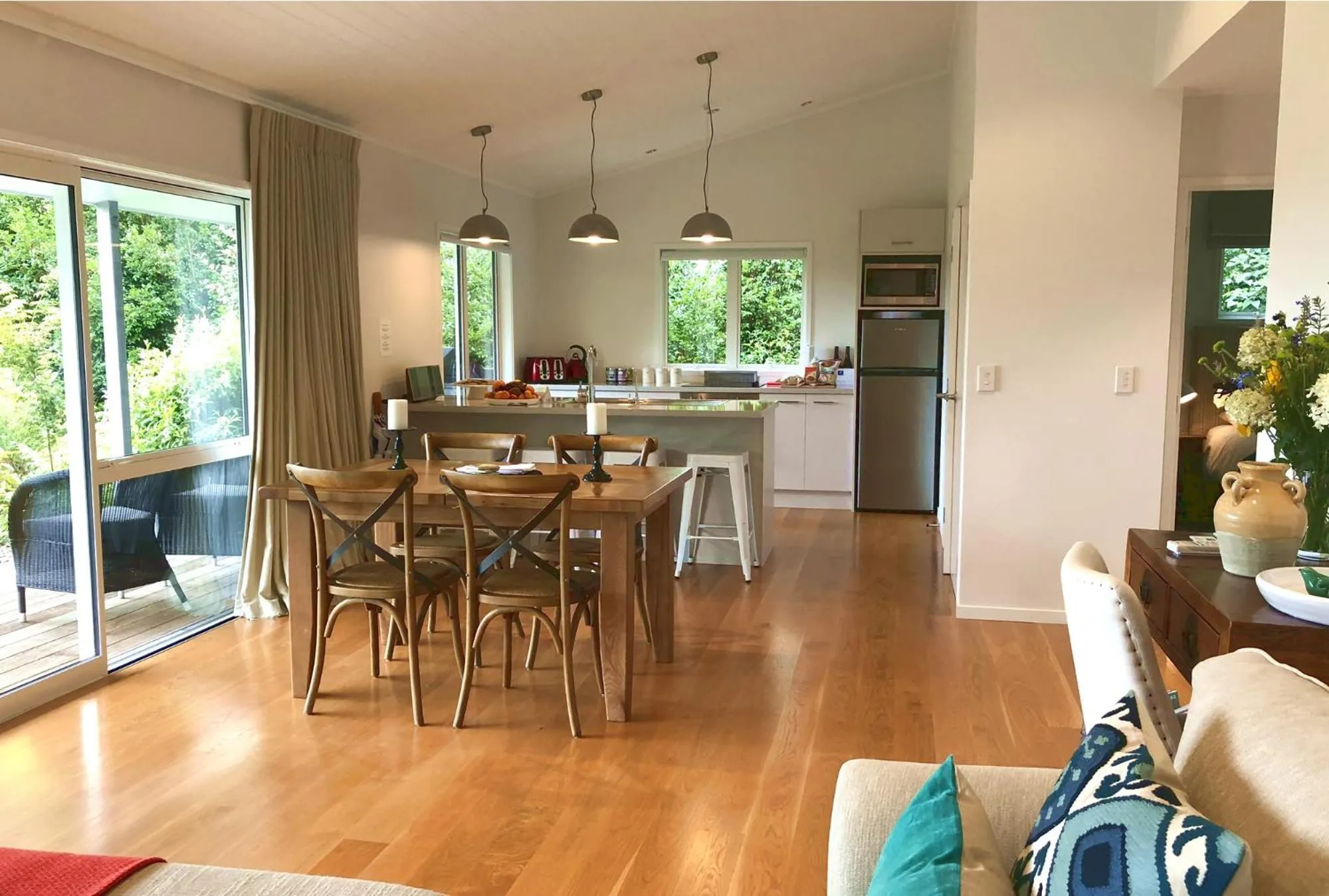 Dining area in Treghan Luxury Lodge