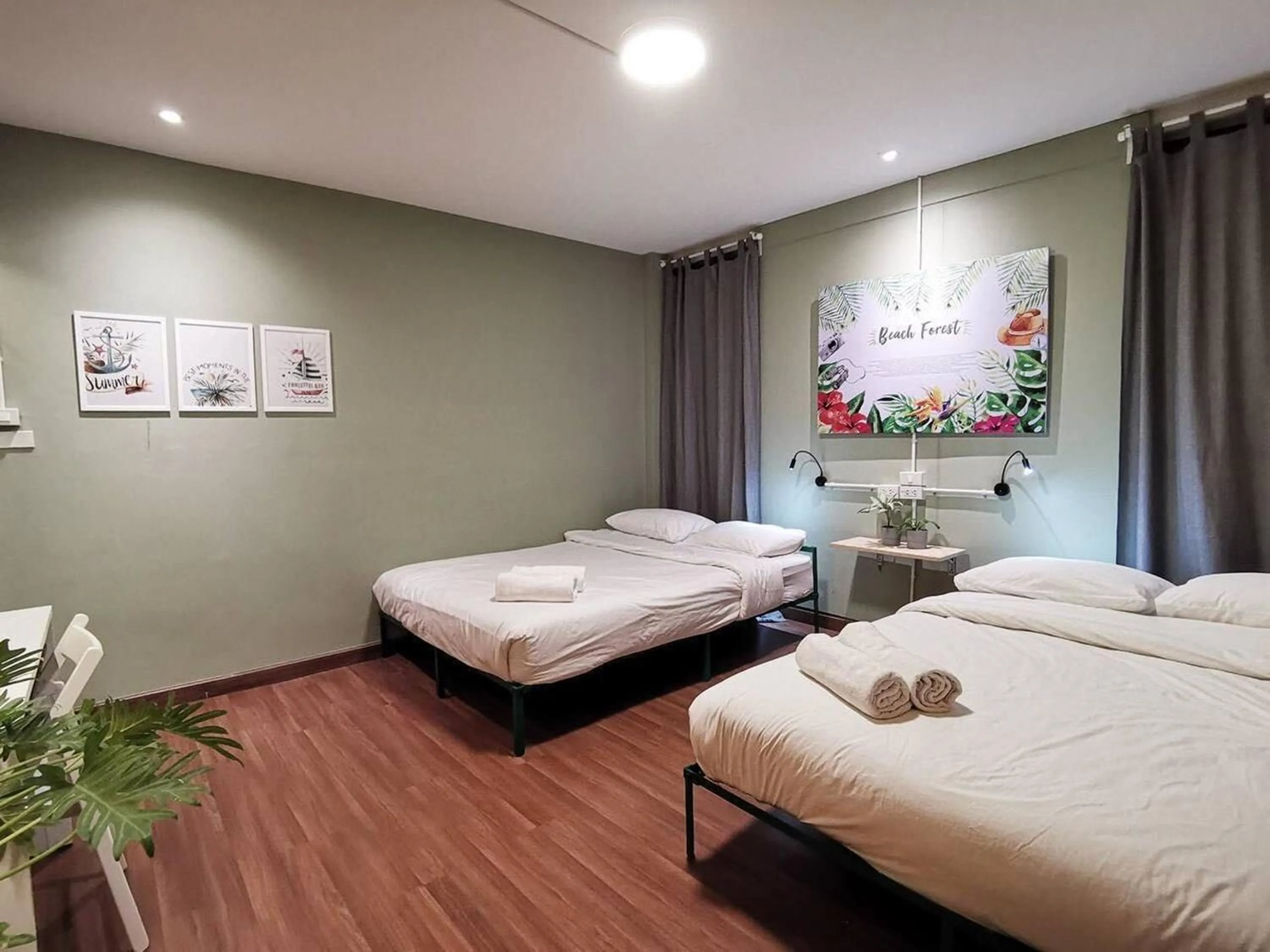 Bed in FORESTTEL.BKK