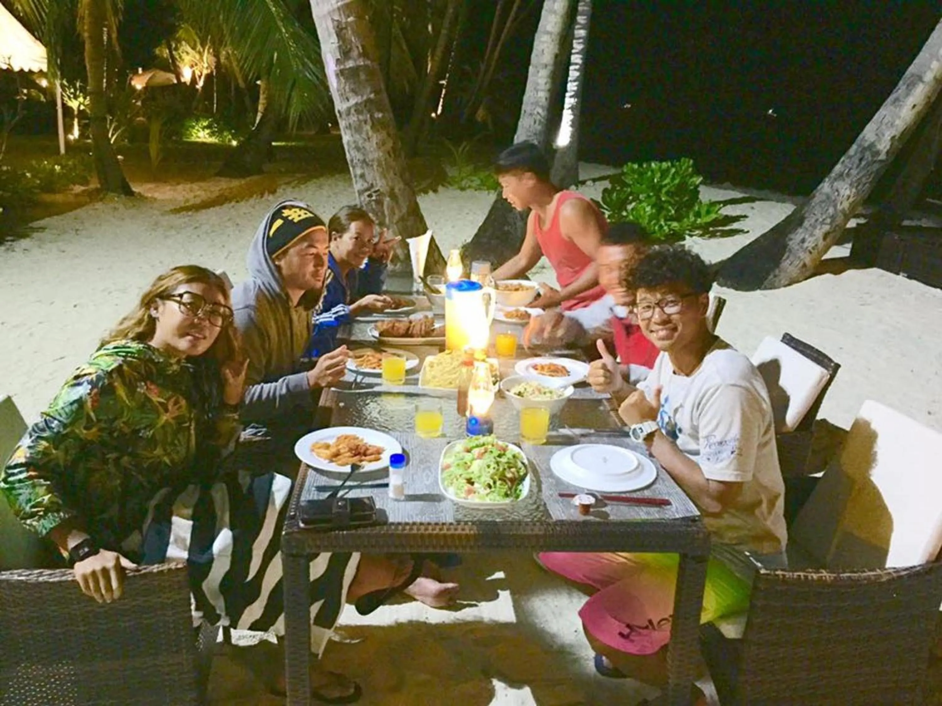 Patio in Batuta Maldives Surf View