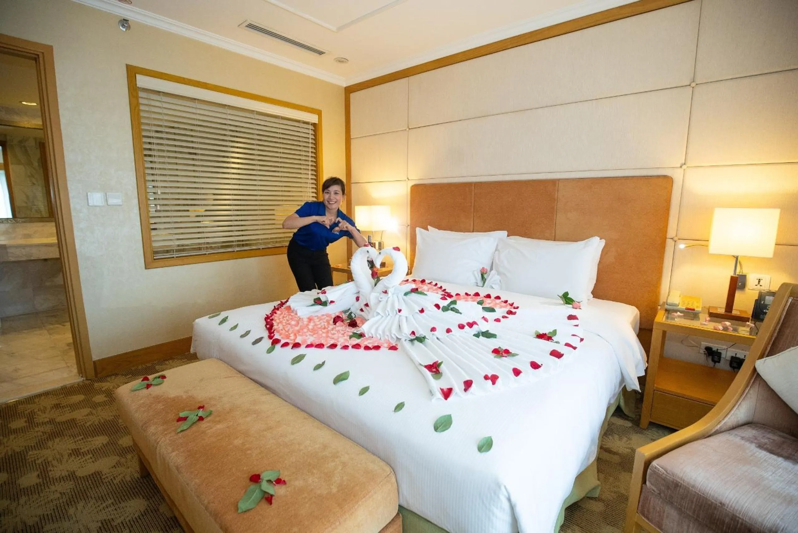 Bed in Hilton Garden Inn Hanoi