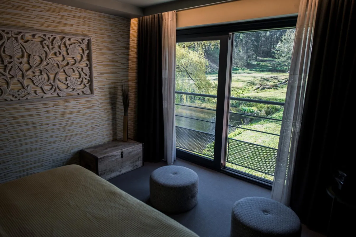 Garden view in La Libellule