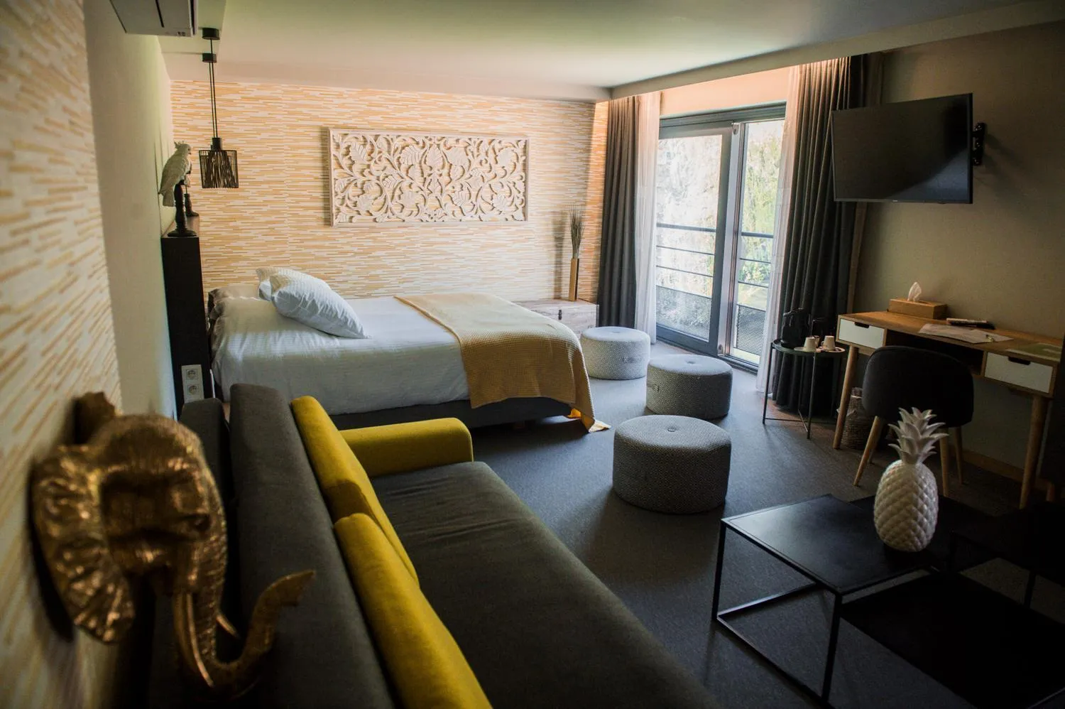 Bedroom, Bed in La Libellule