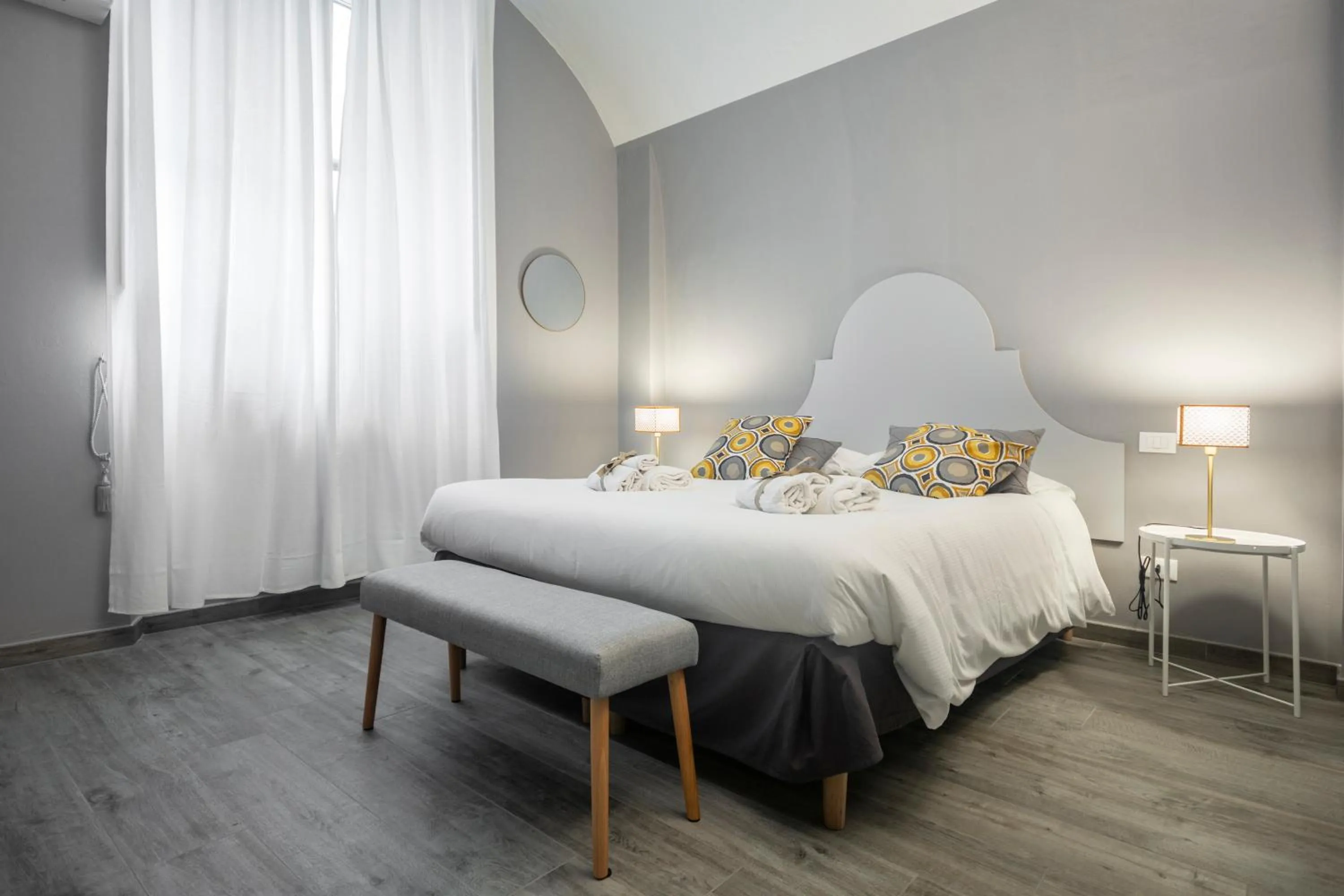 Photo of the whole room, Bed in La Lu cozy rooms