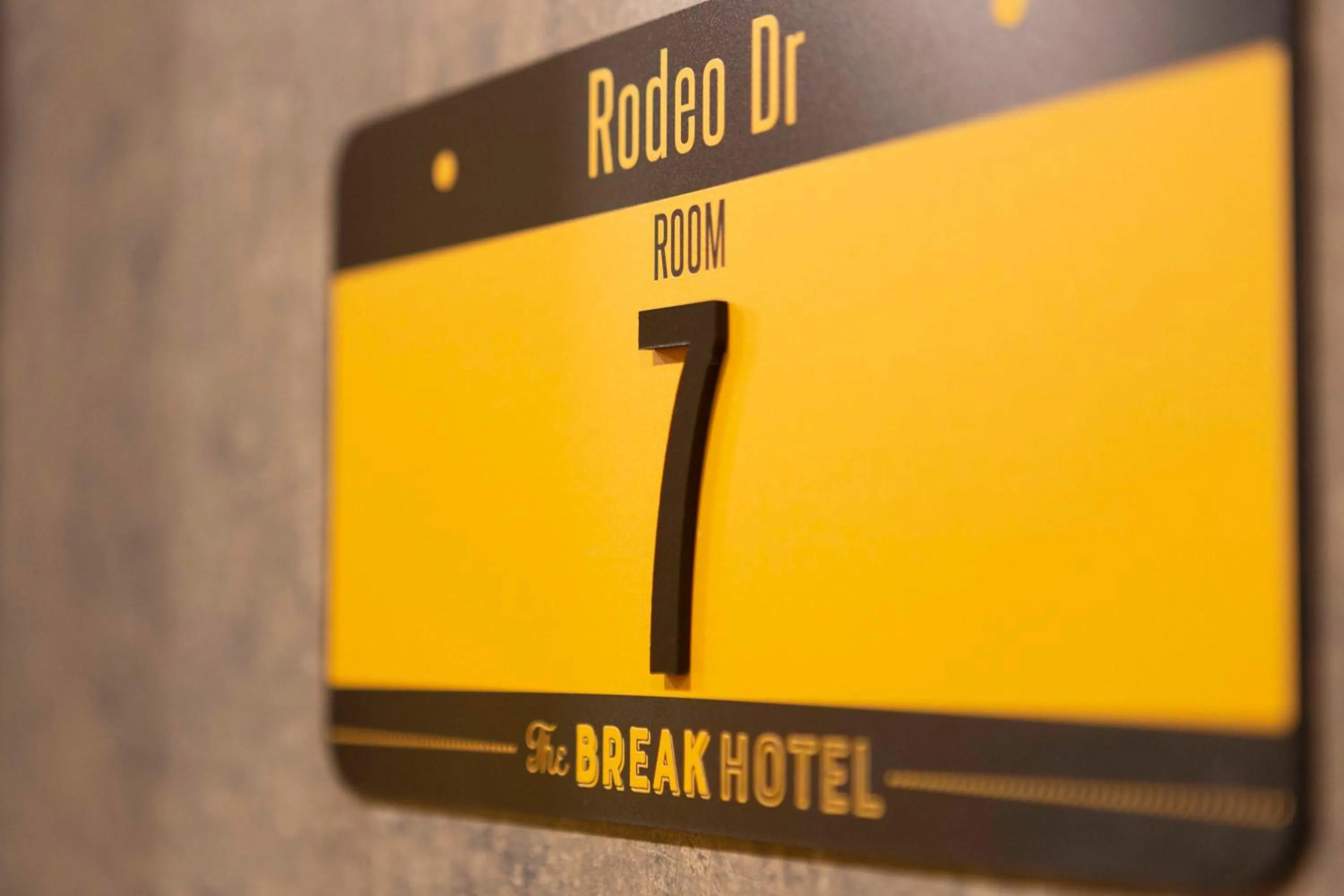 Decorative detail in Break Hôtel