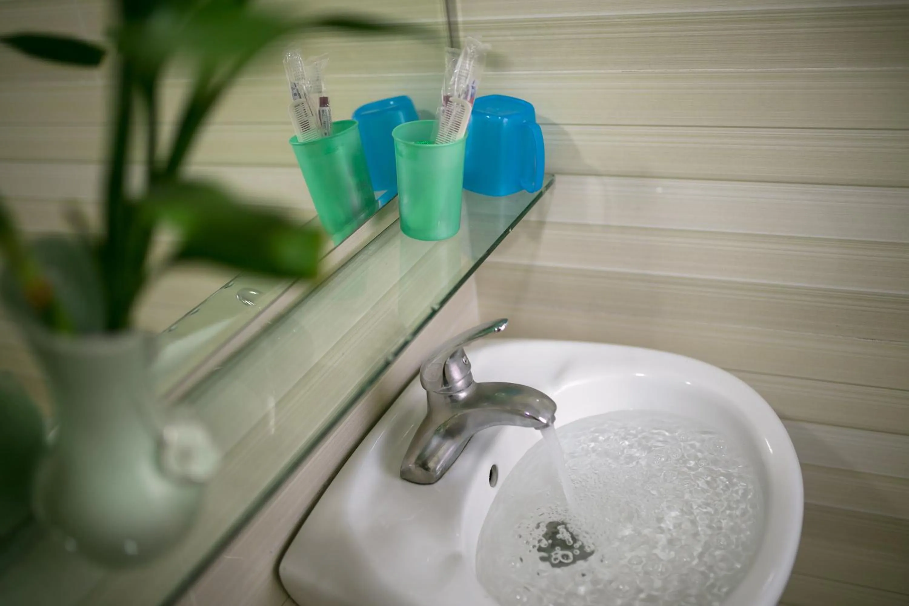 Bathroom in golden time hostel