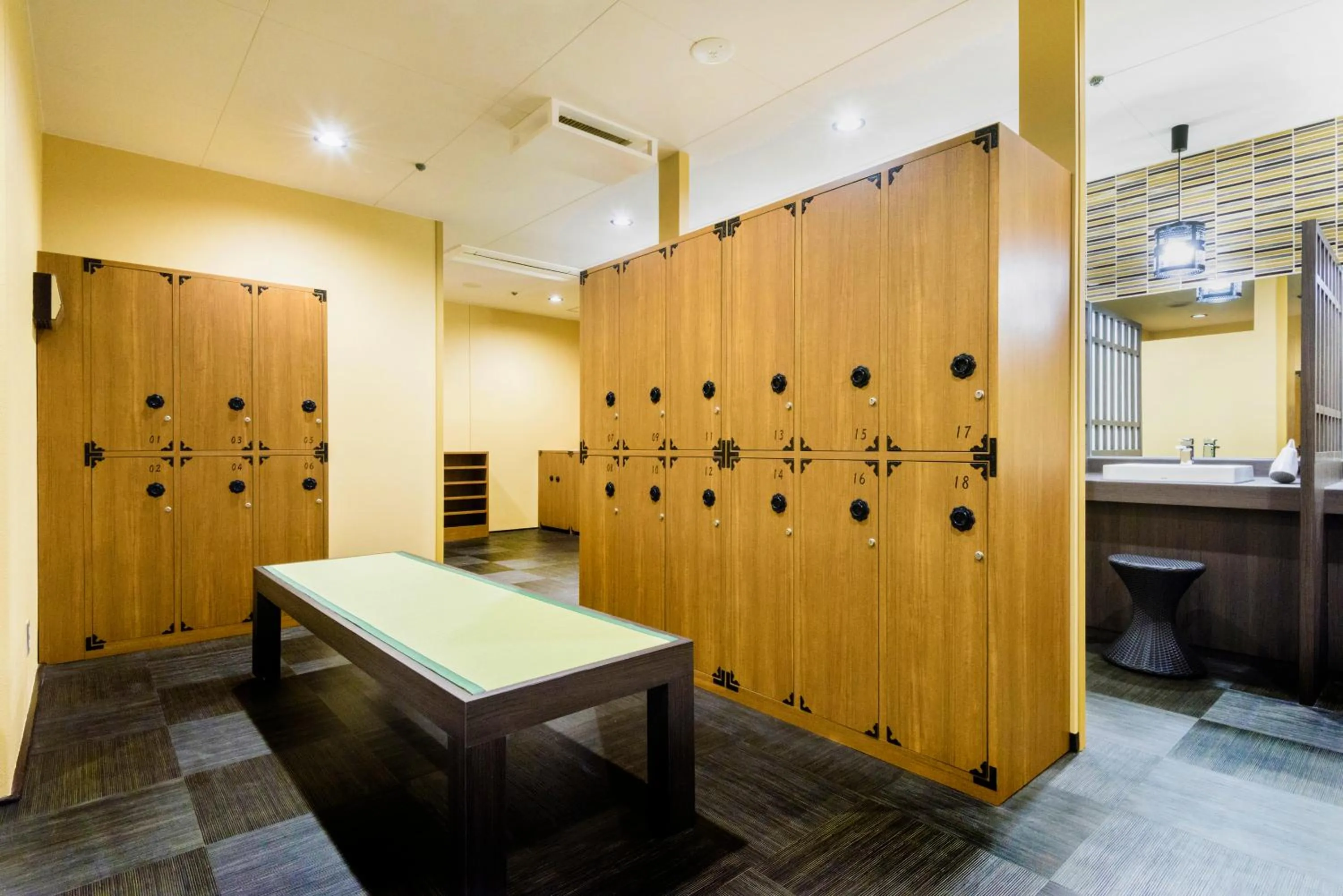 Hot Spring Bath in Fuji View Hotel