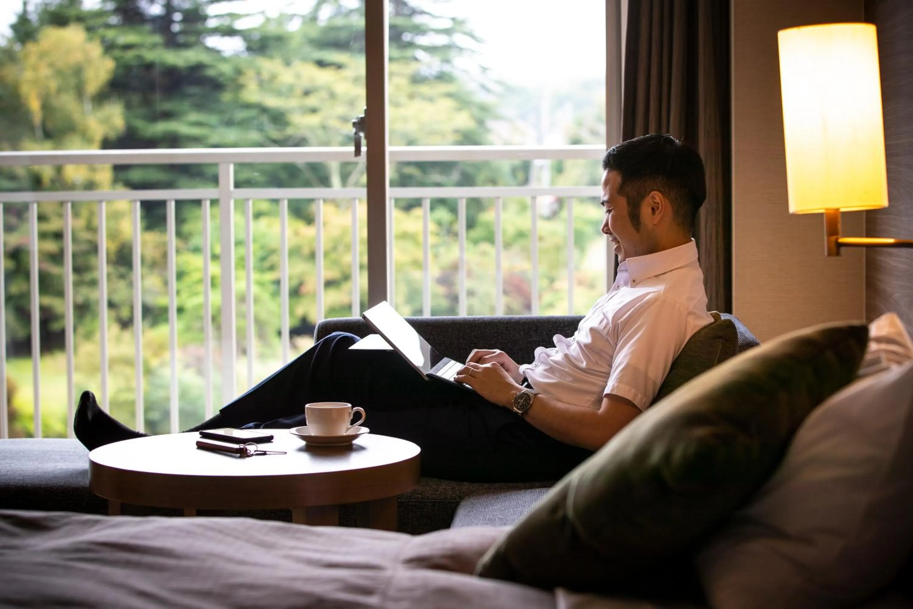 People in Fuji View Hotel