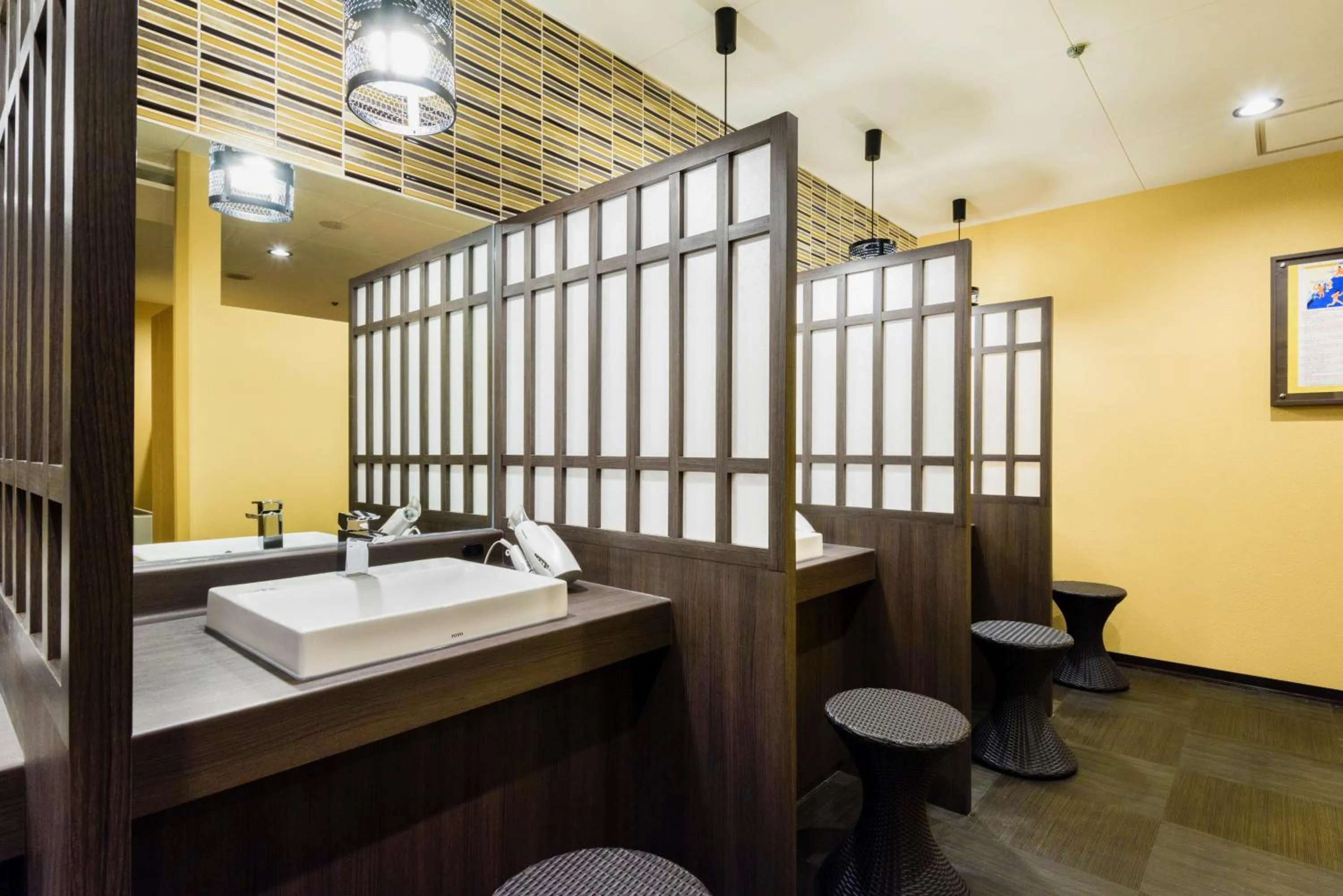 Hot Spring Bath in Fuji View Hotel