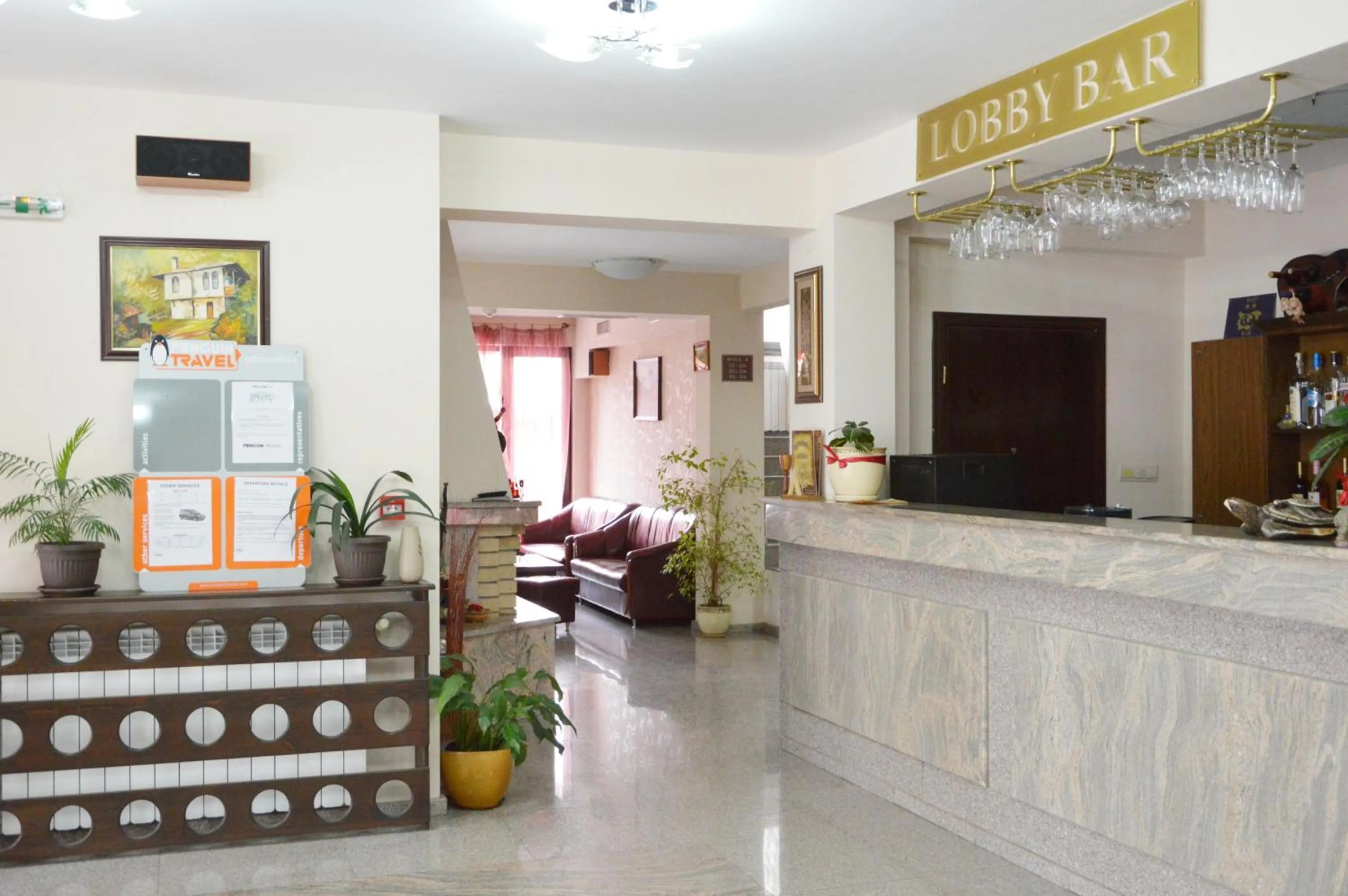 Lobby or reception in Hotel Dumanov