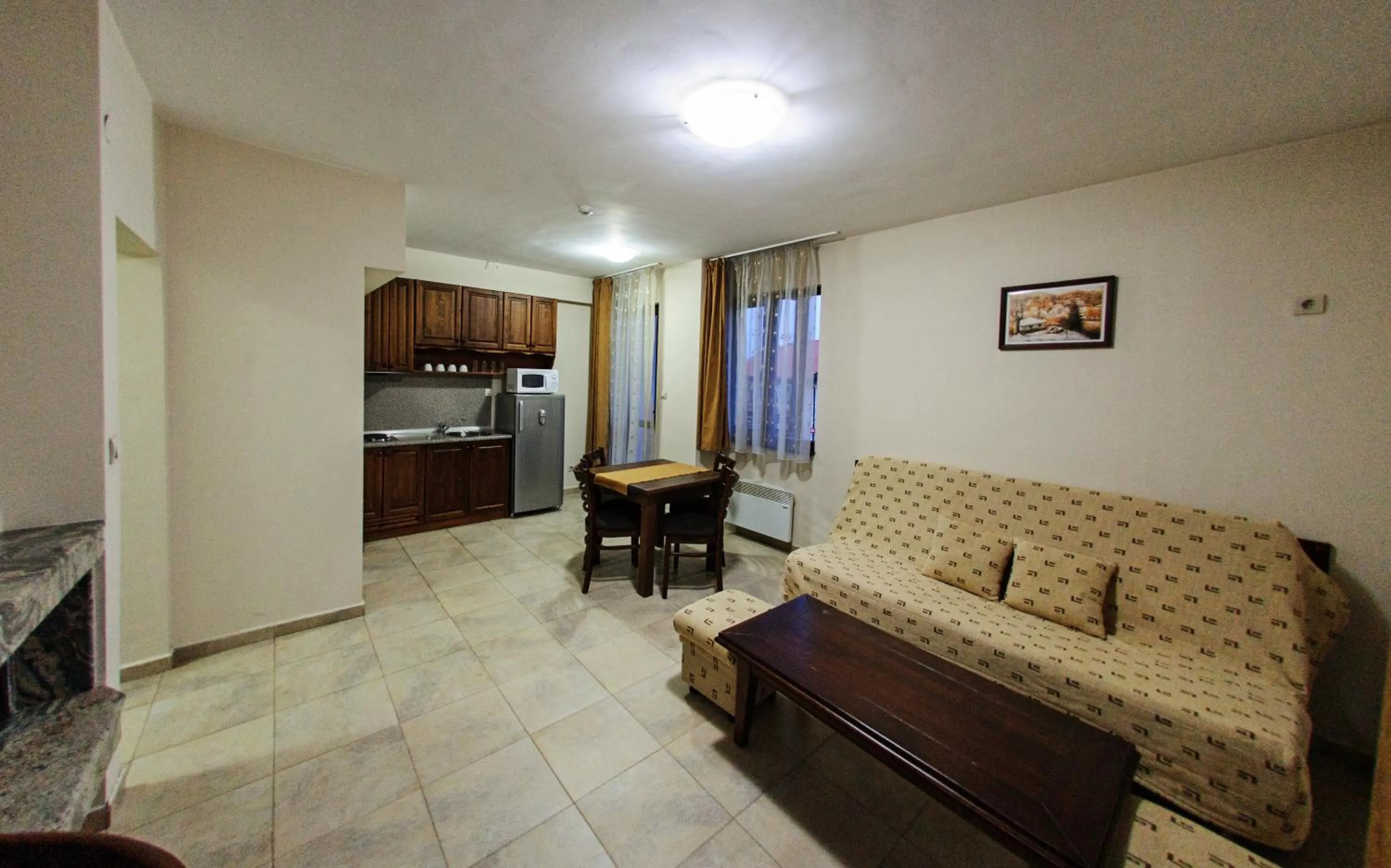 Kitchen or kitchenette in Hotel Dumanov