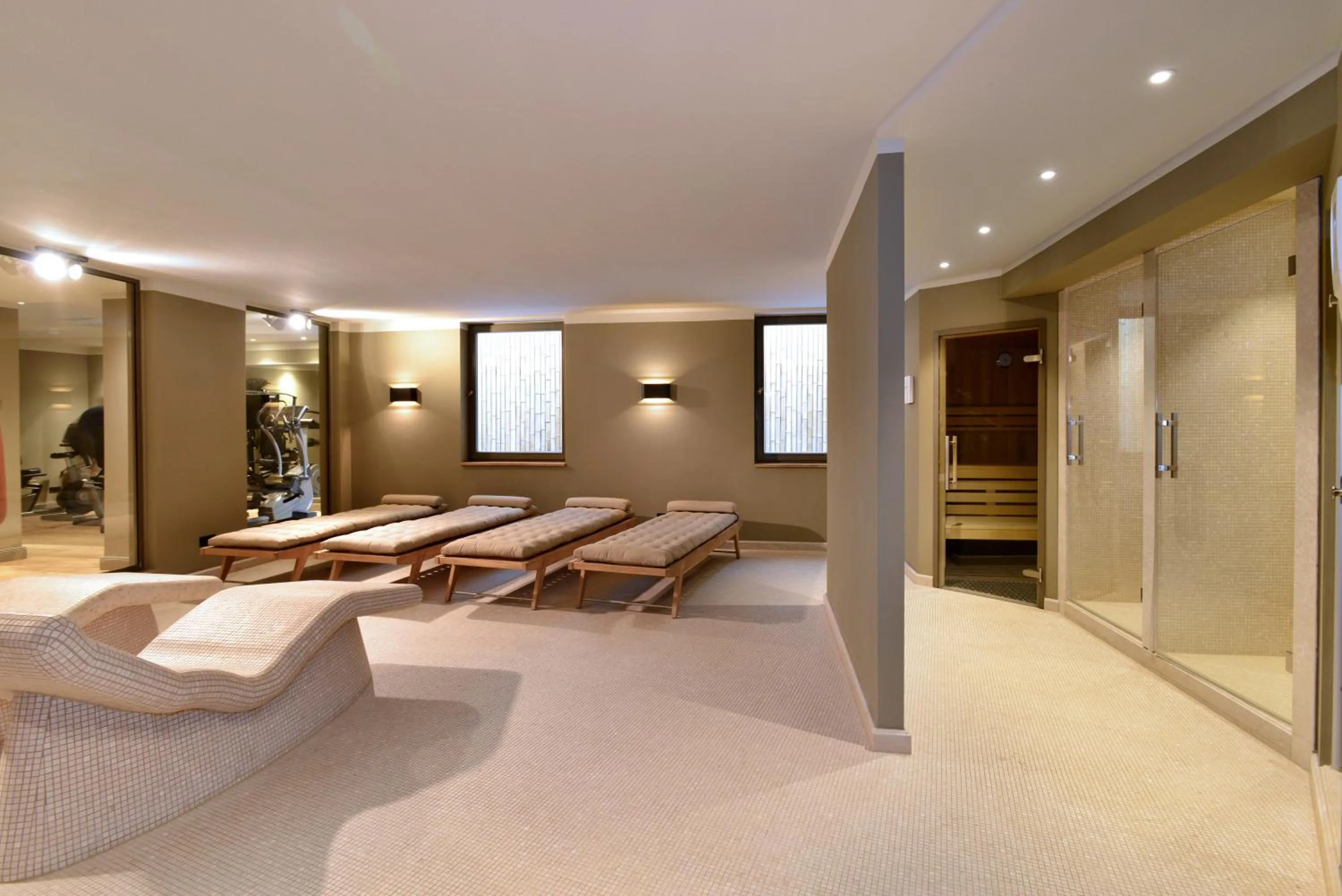 Fitness centre/facilities in Monbijou Hotel