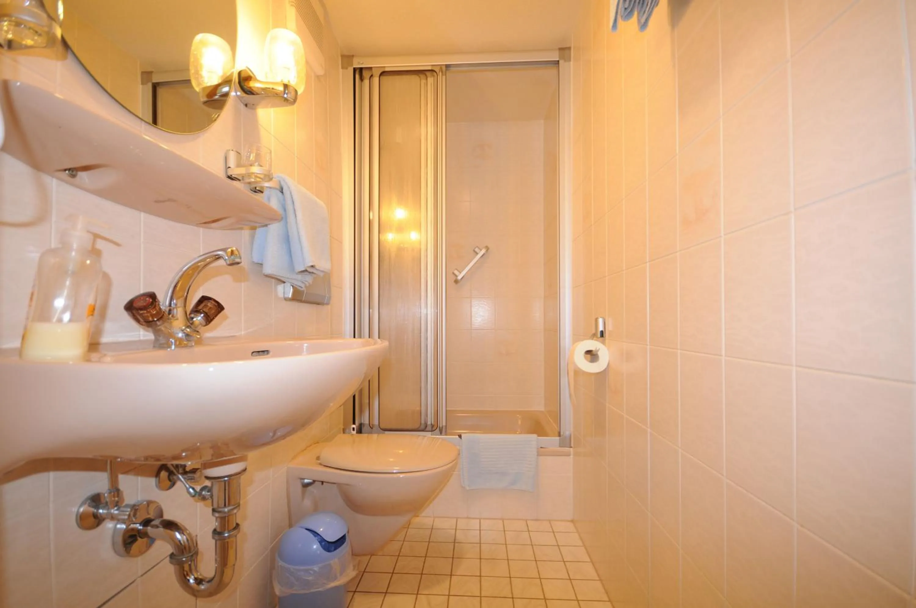 Shower in Pension Klette