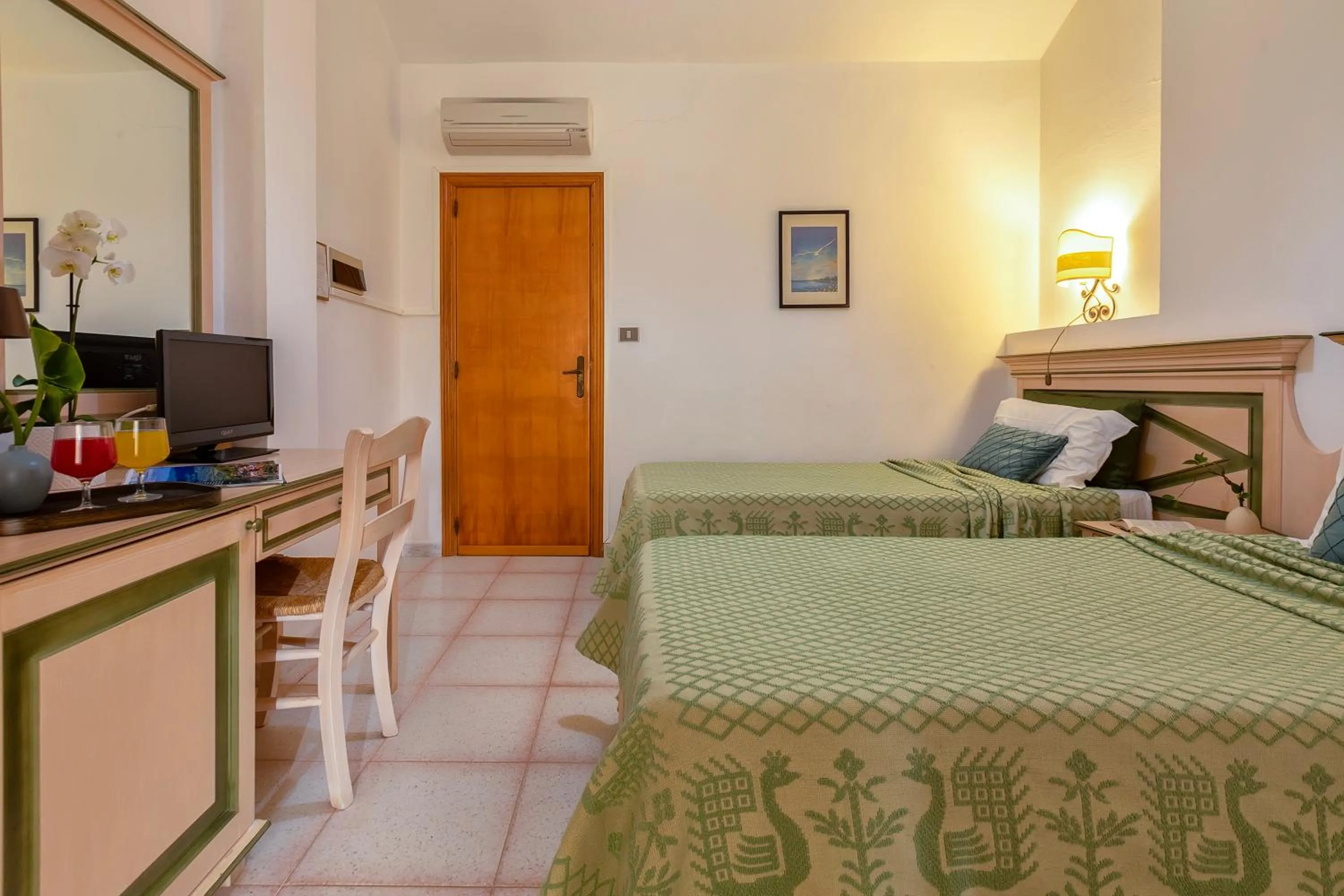 Bed in Hotel Fertilia