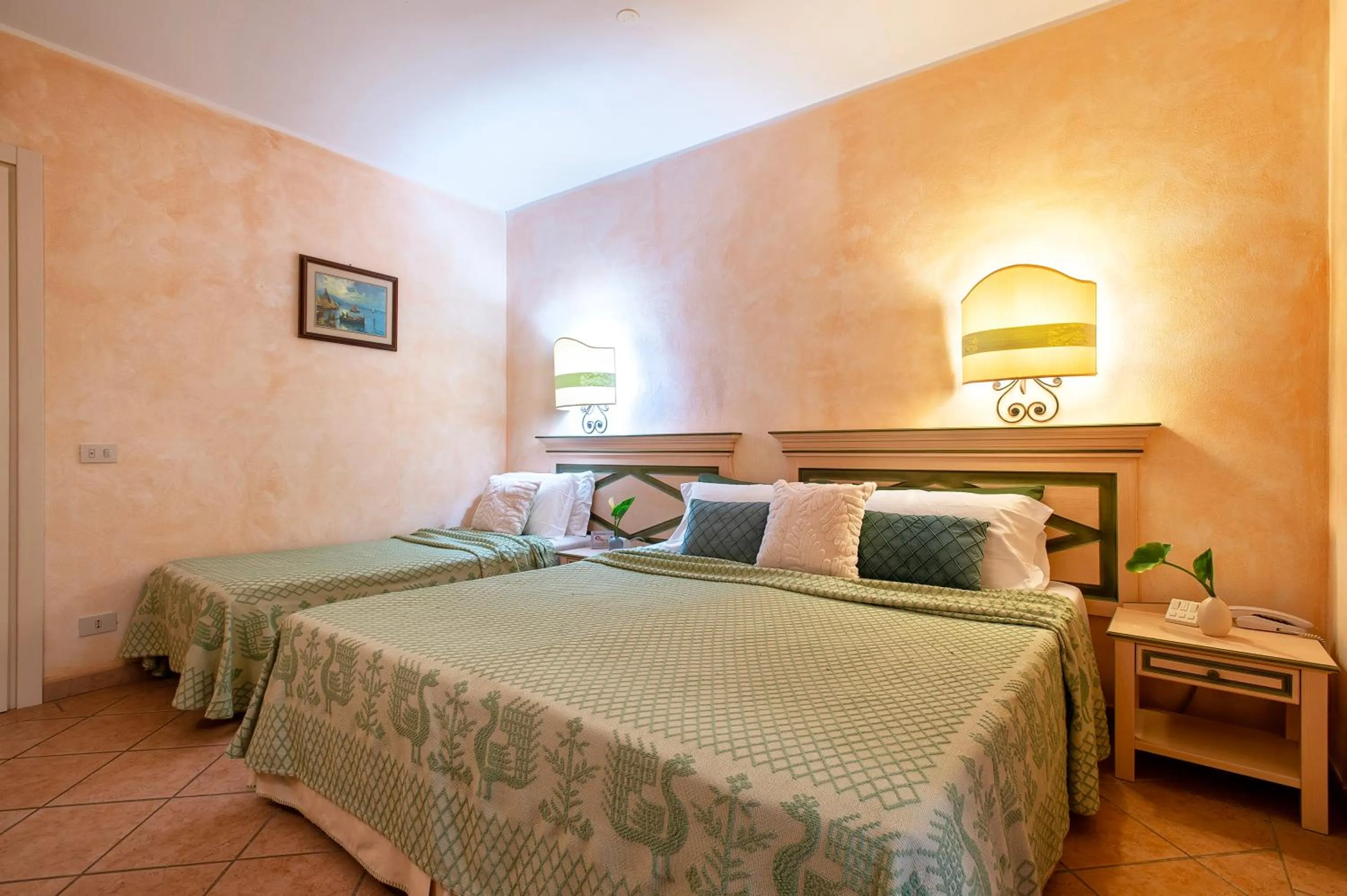 Bed in Hotel Fertilia