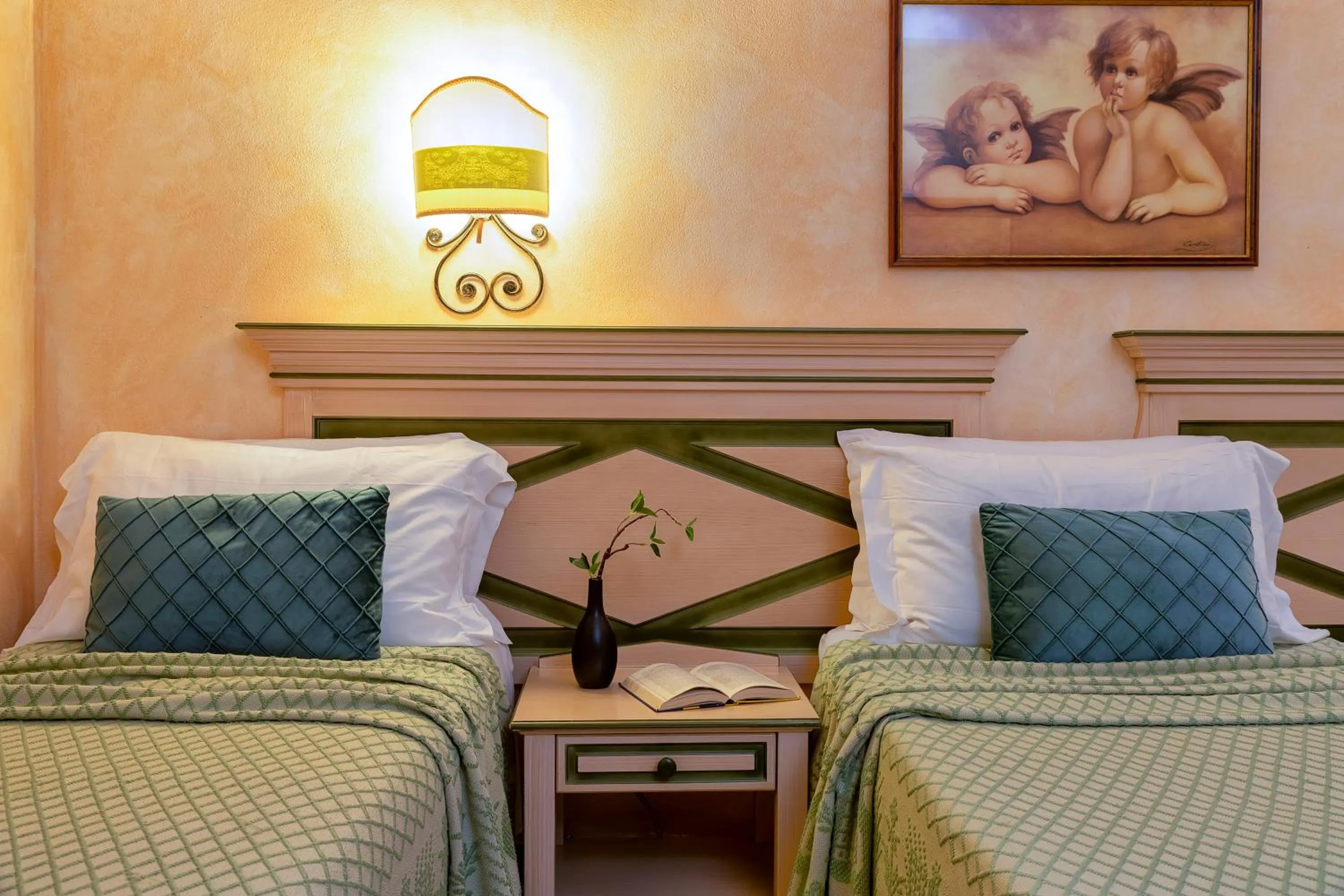 Bed in Hotel Fertilia