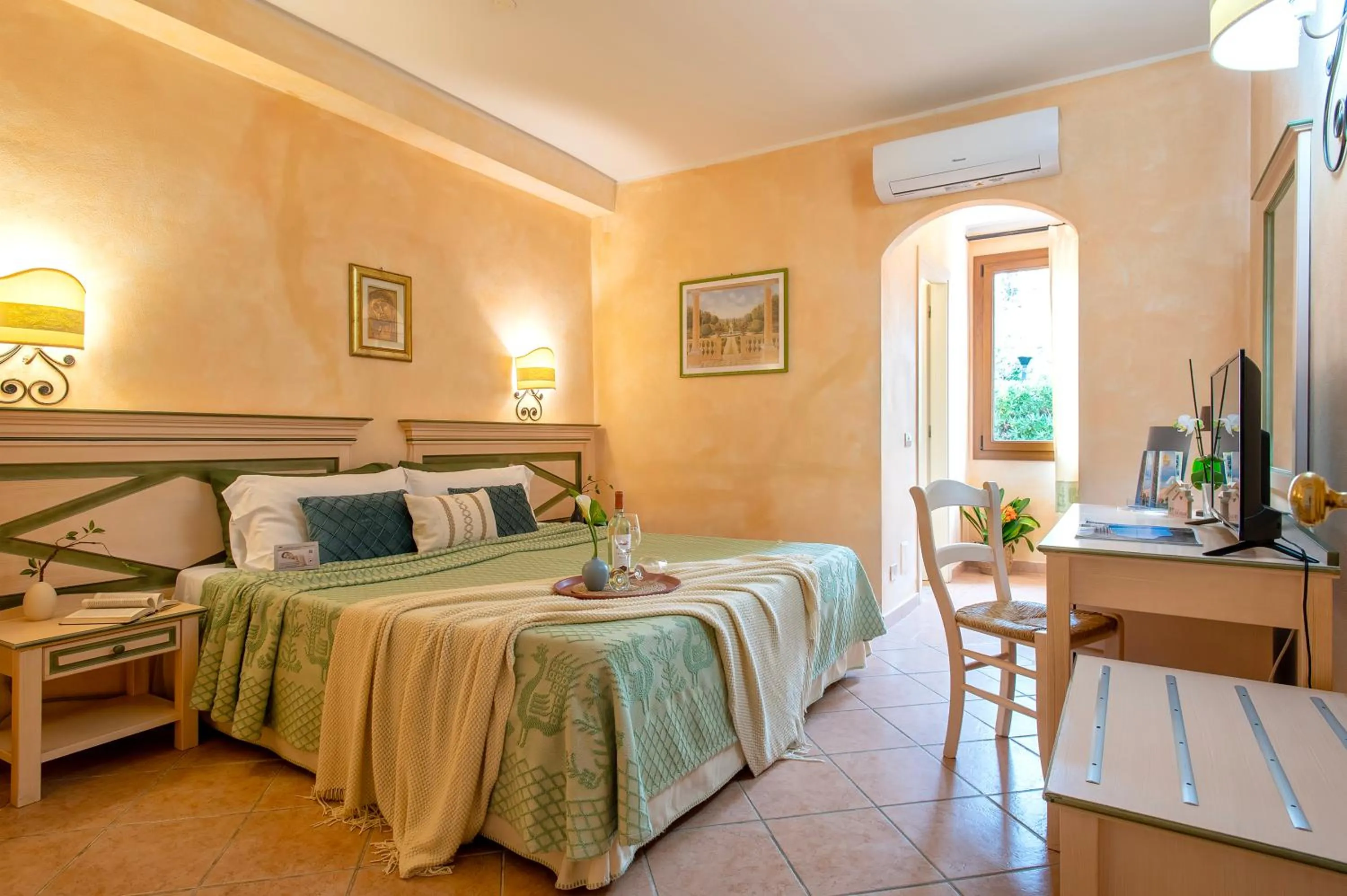 Bed in Hotel Fertilia