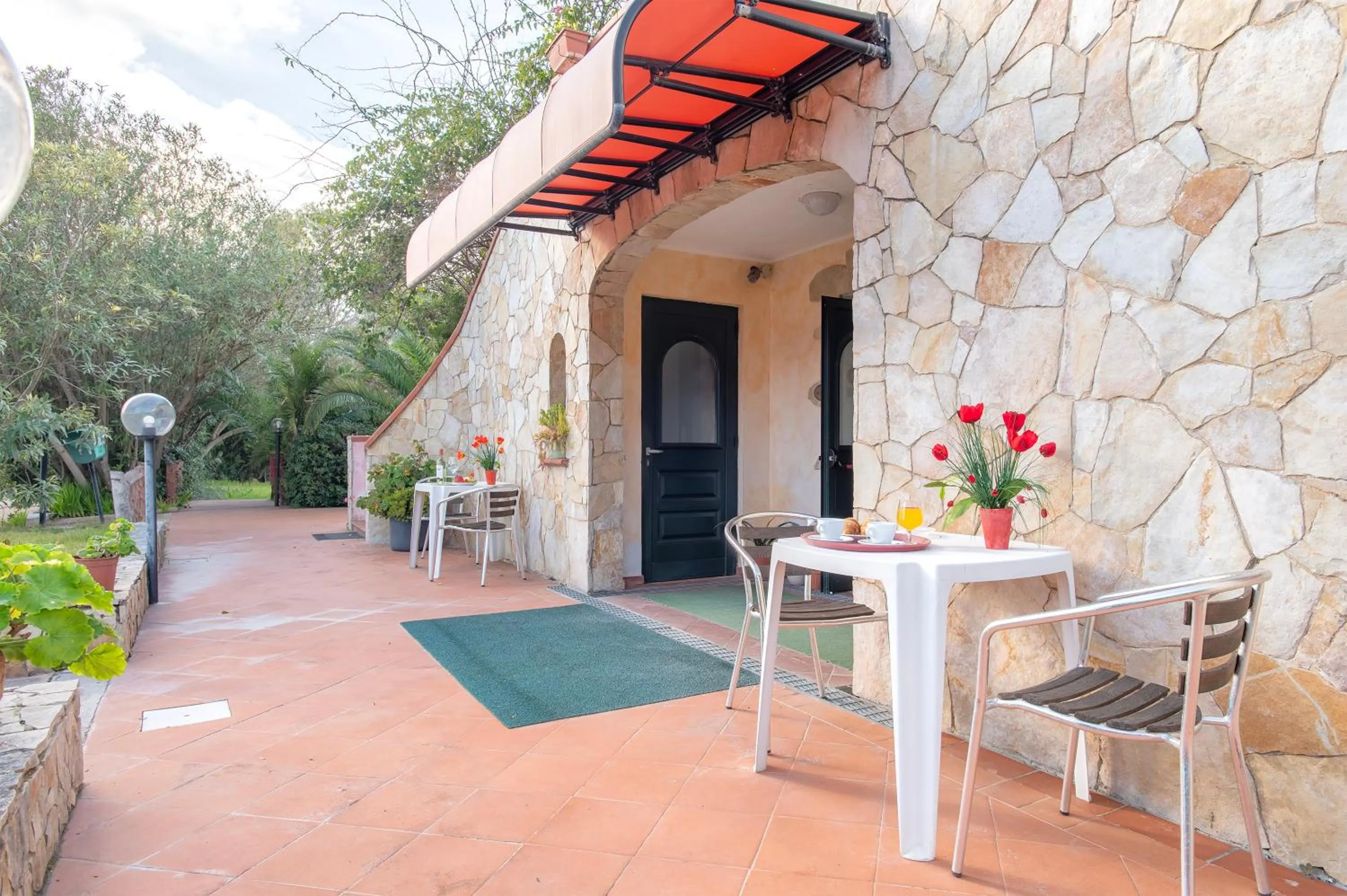 Patio in Hotel Fertilia