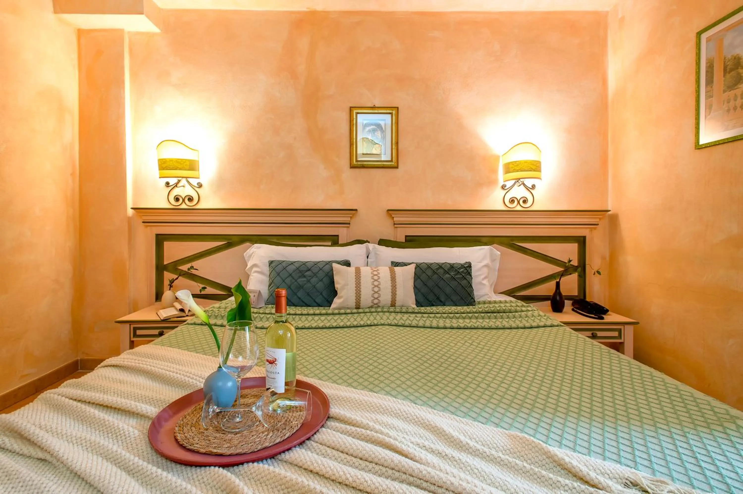 Bed in Hotel Fertilia