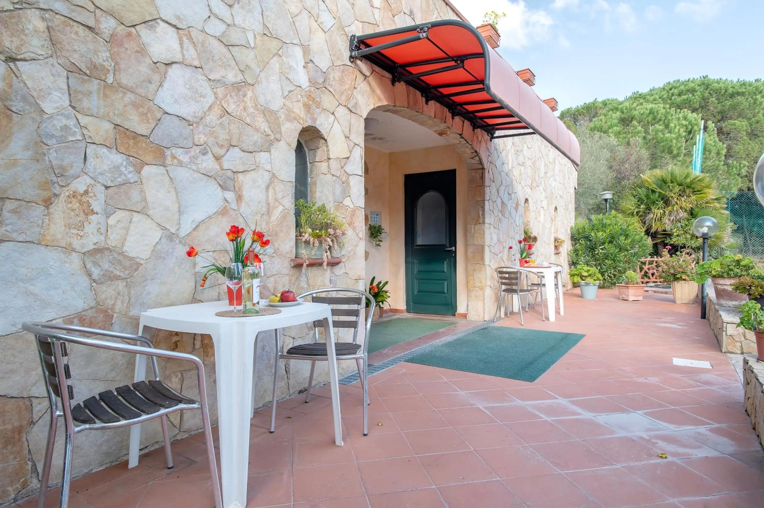 Patio in Hotel Fertilia