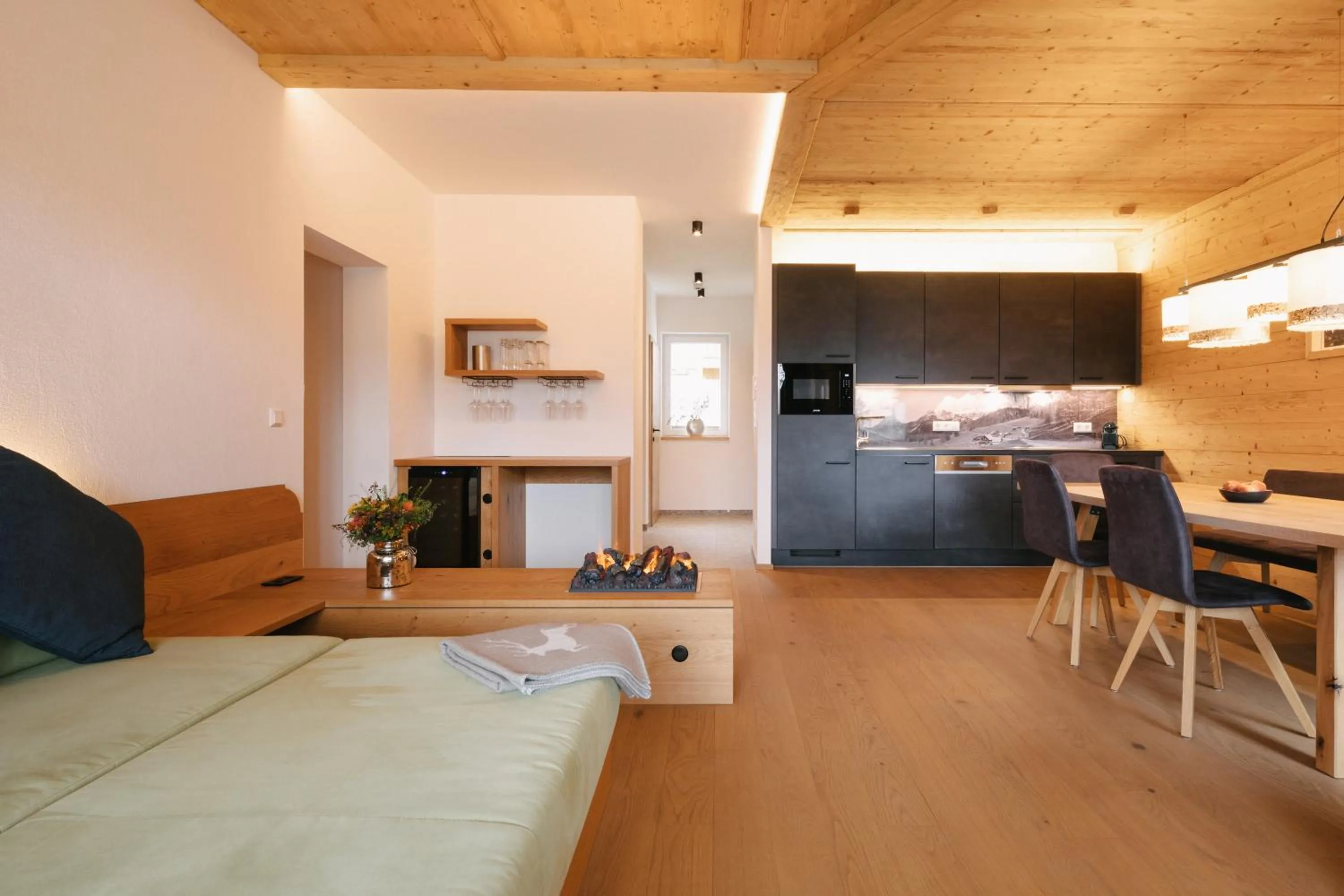 Kitchen or kitchenette in Chalet Village by Apart4you