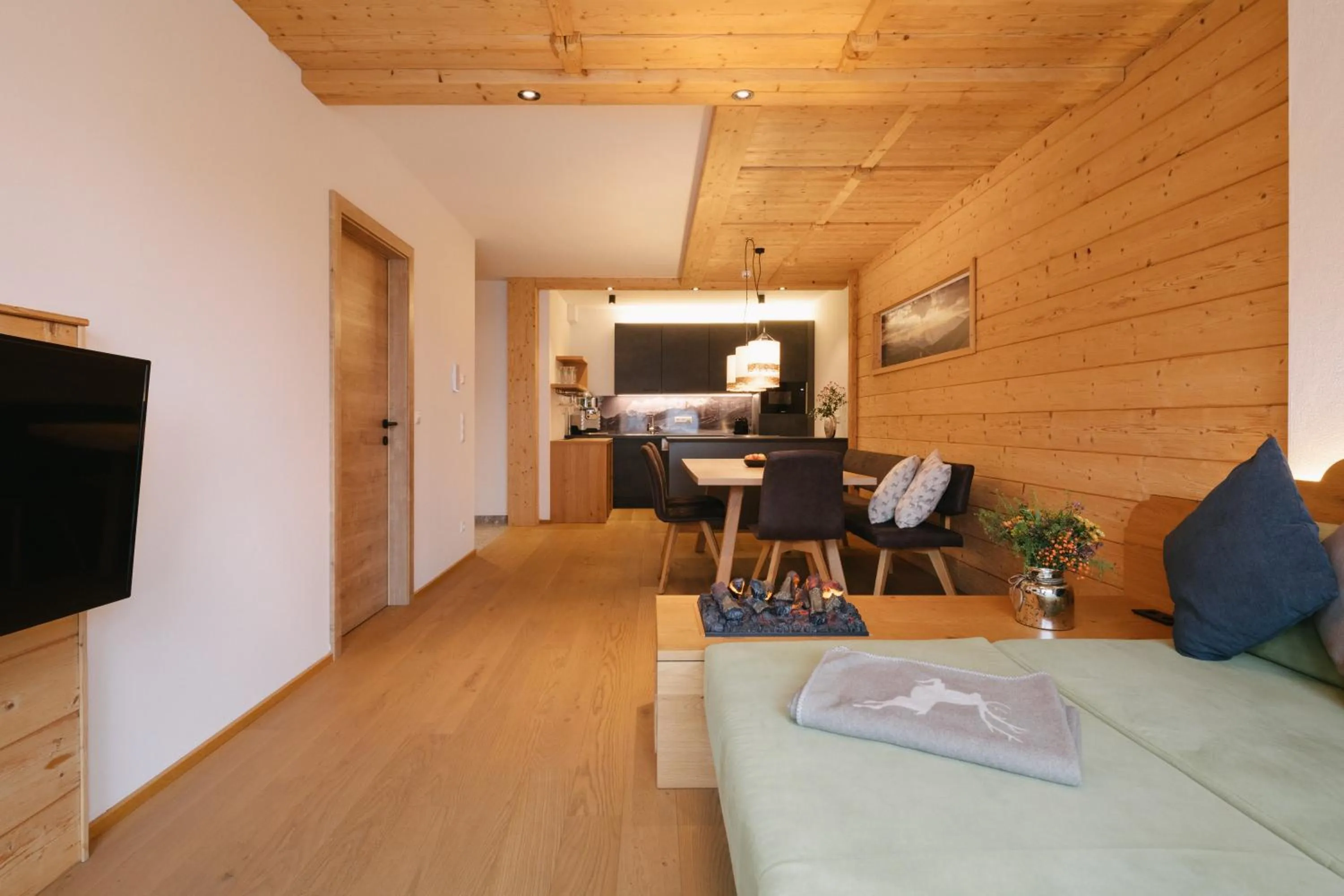 Living room in Chalet Village by Apart4you