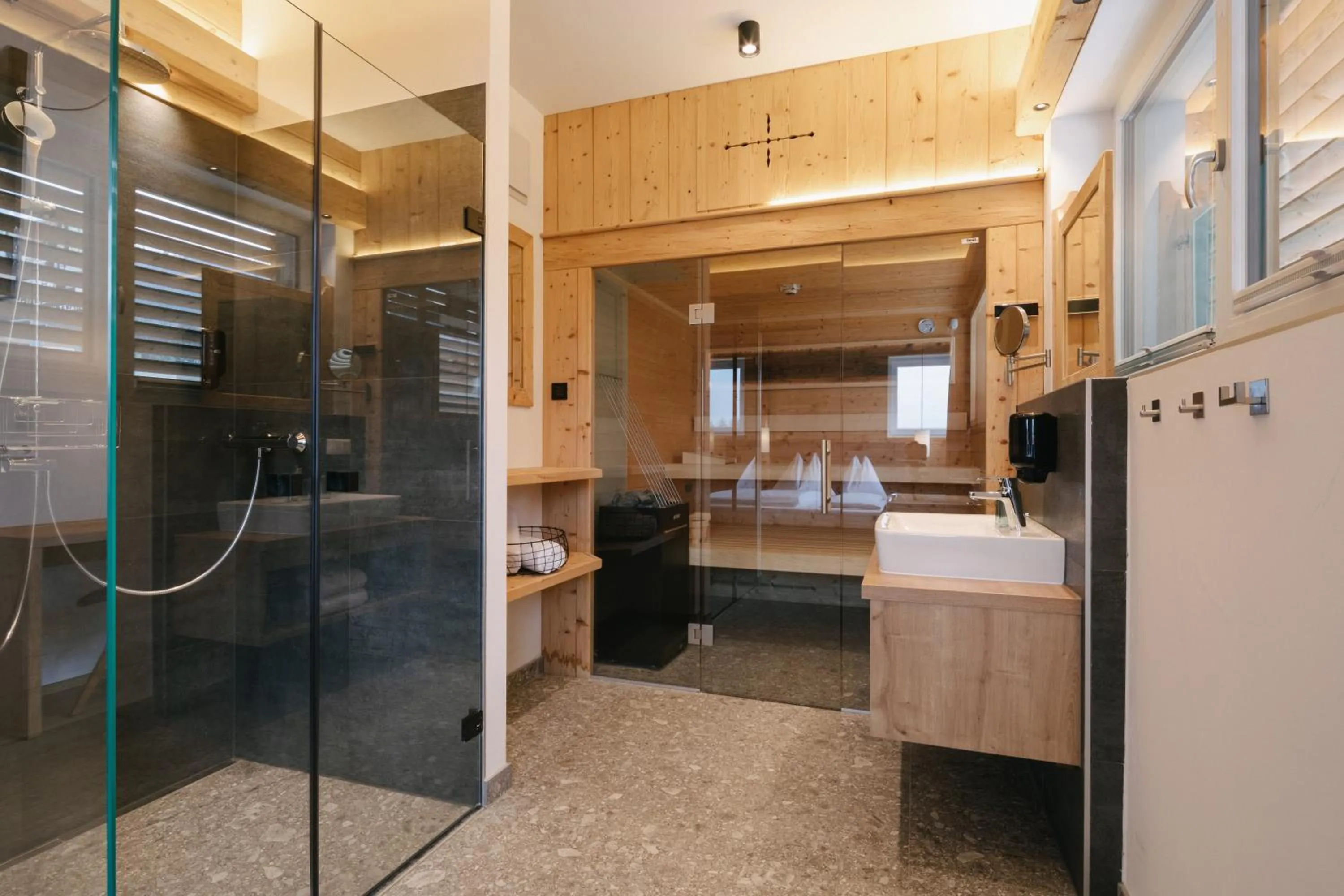 Sauna in Chalet Village by Apart4you