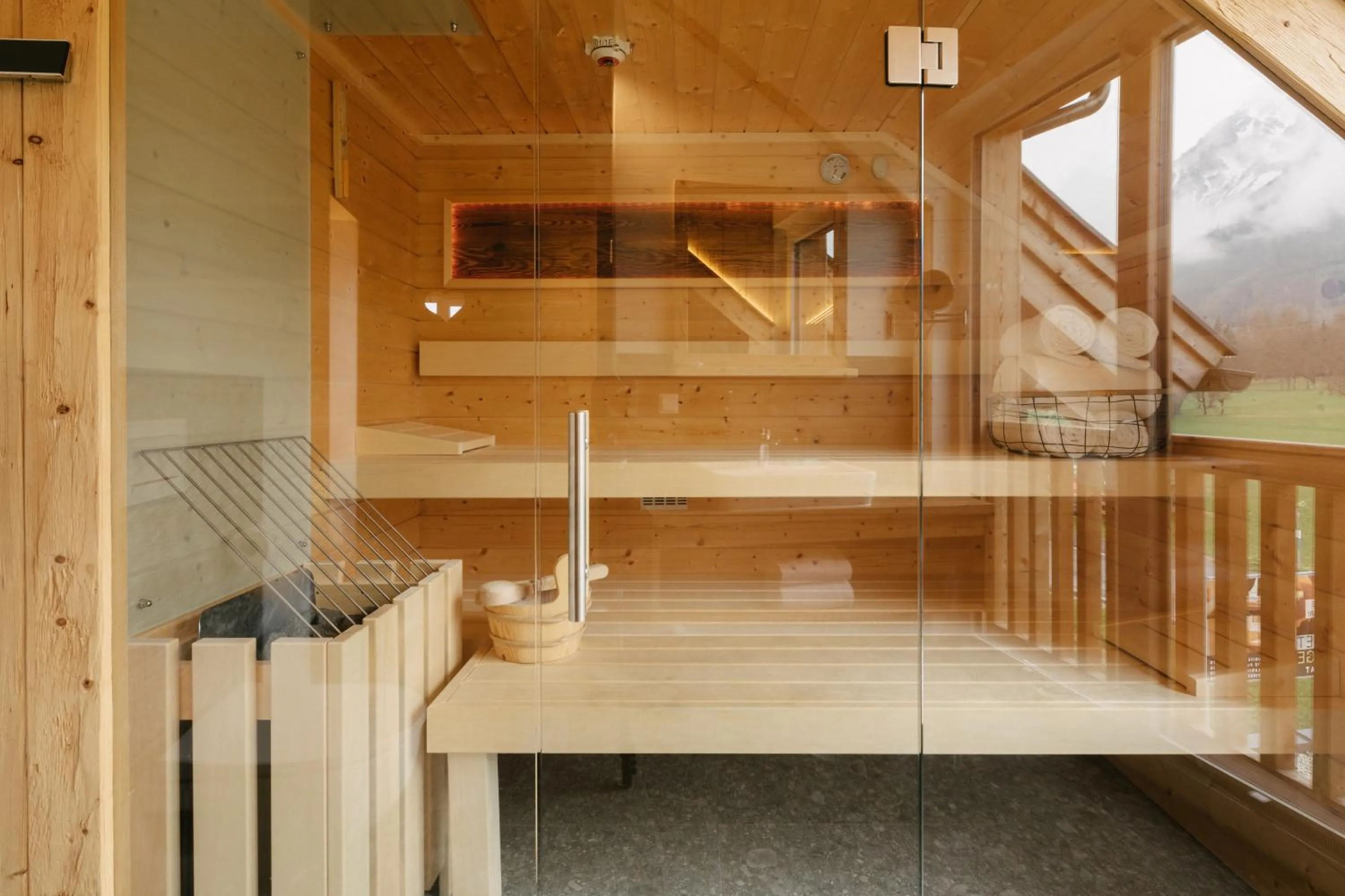 Sauna in Chalet Village by Apart4you