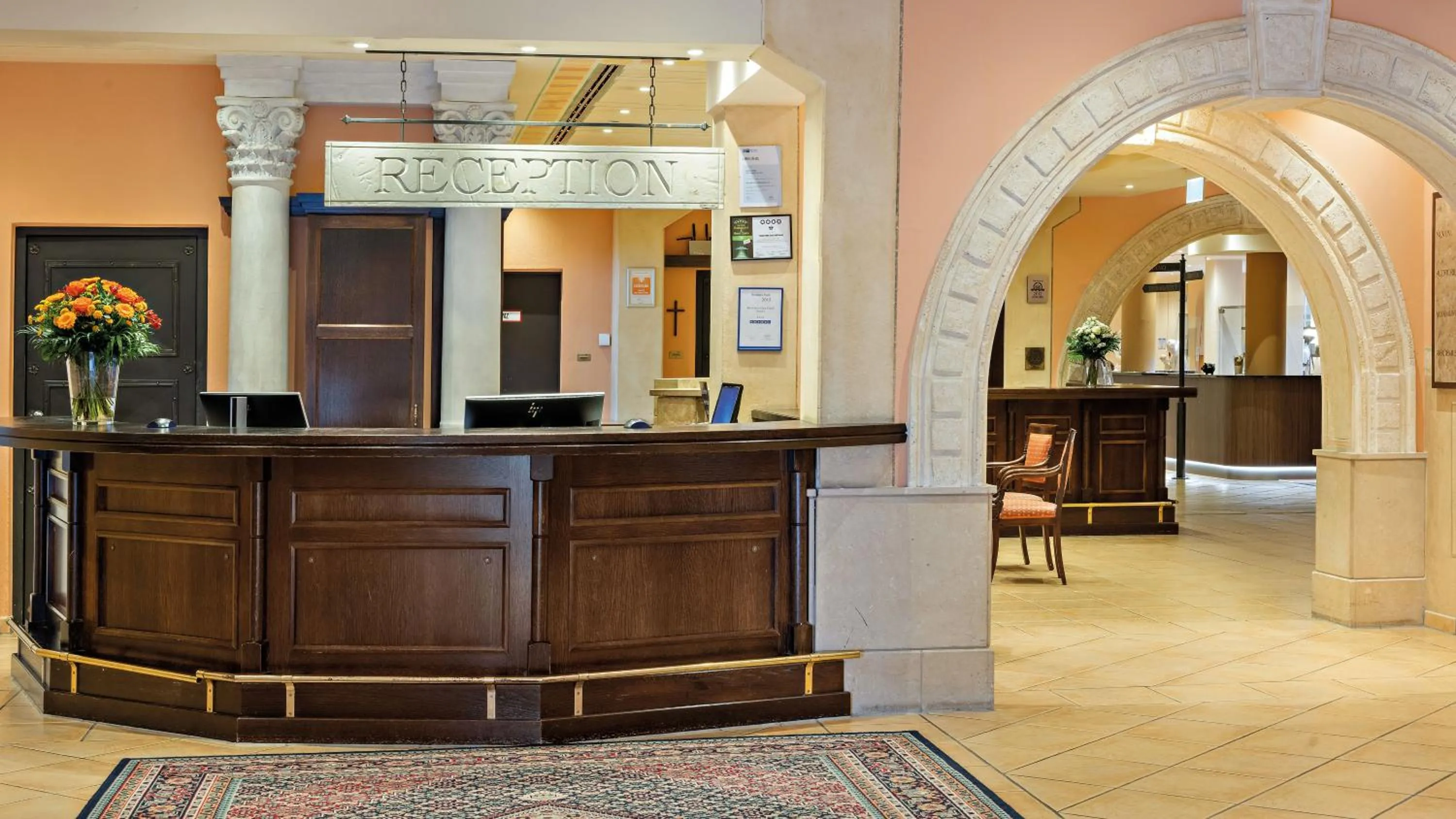 Lobby or reception in Dorint MARC AUREL Spa & Golf Resort