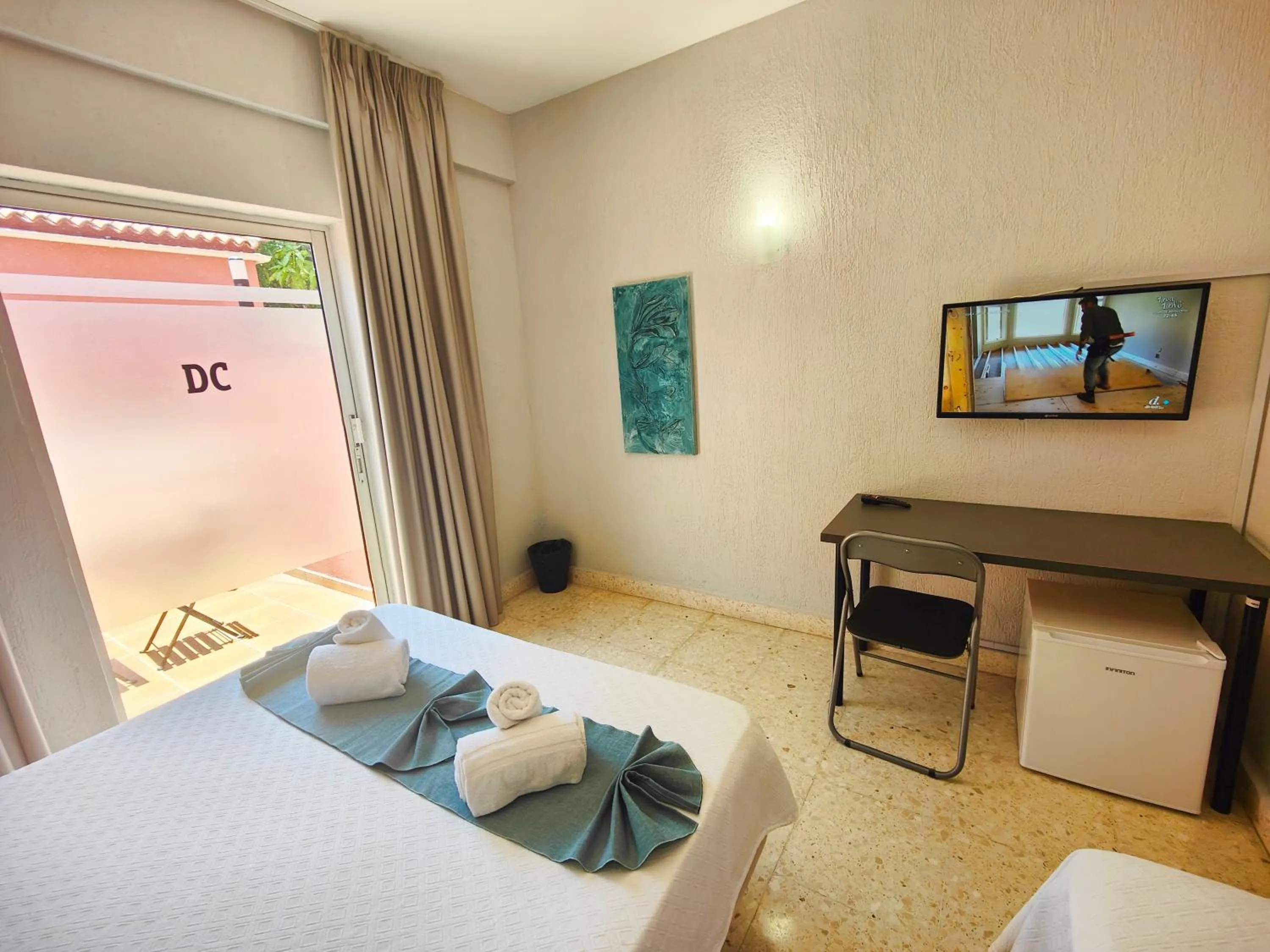 Bed in Hotel Don Cándido