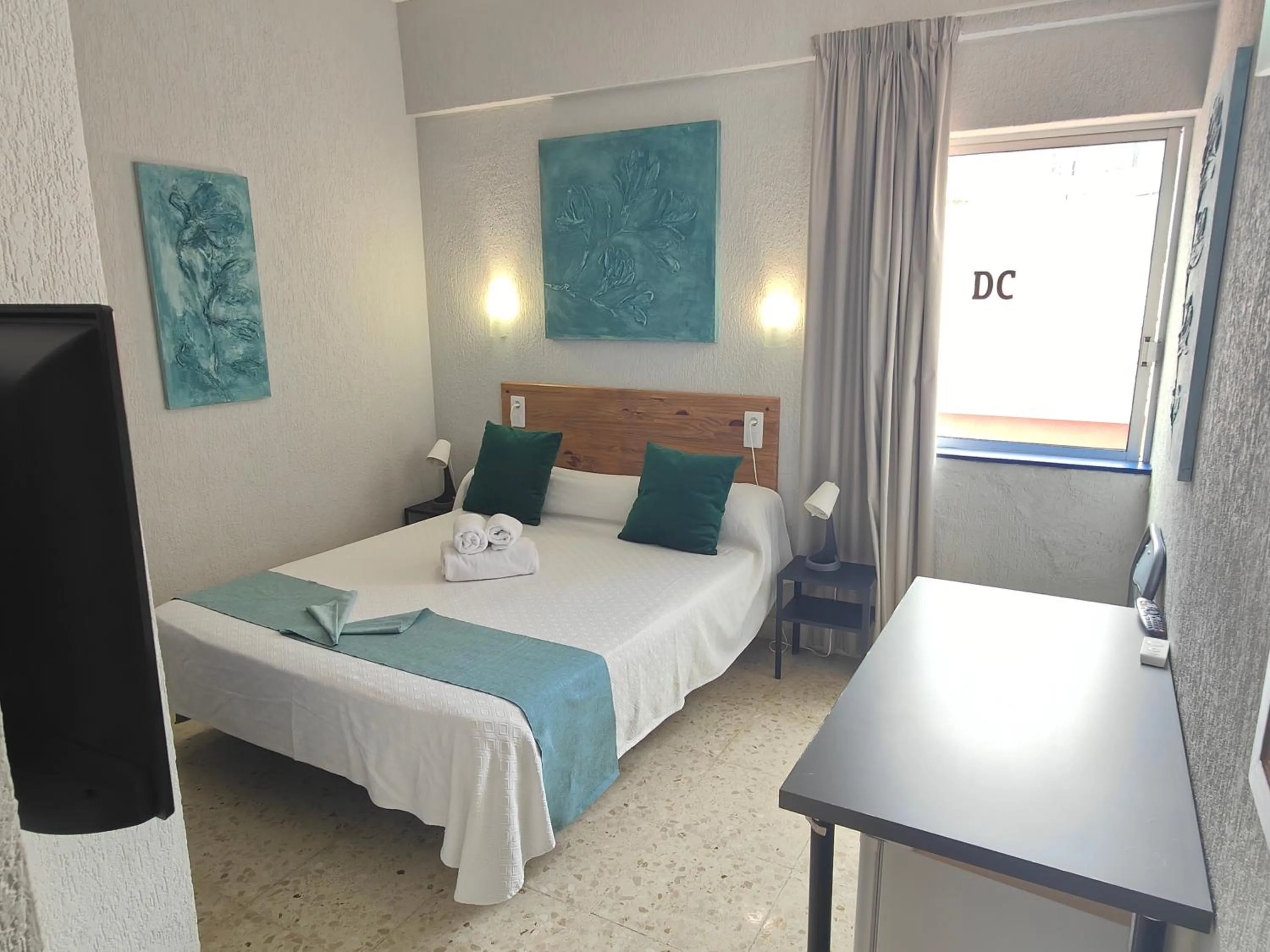 Bed in Hotel Don Cándido